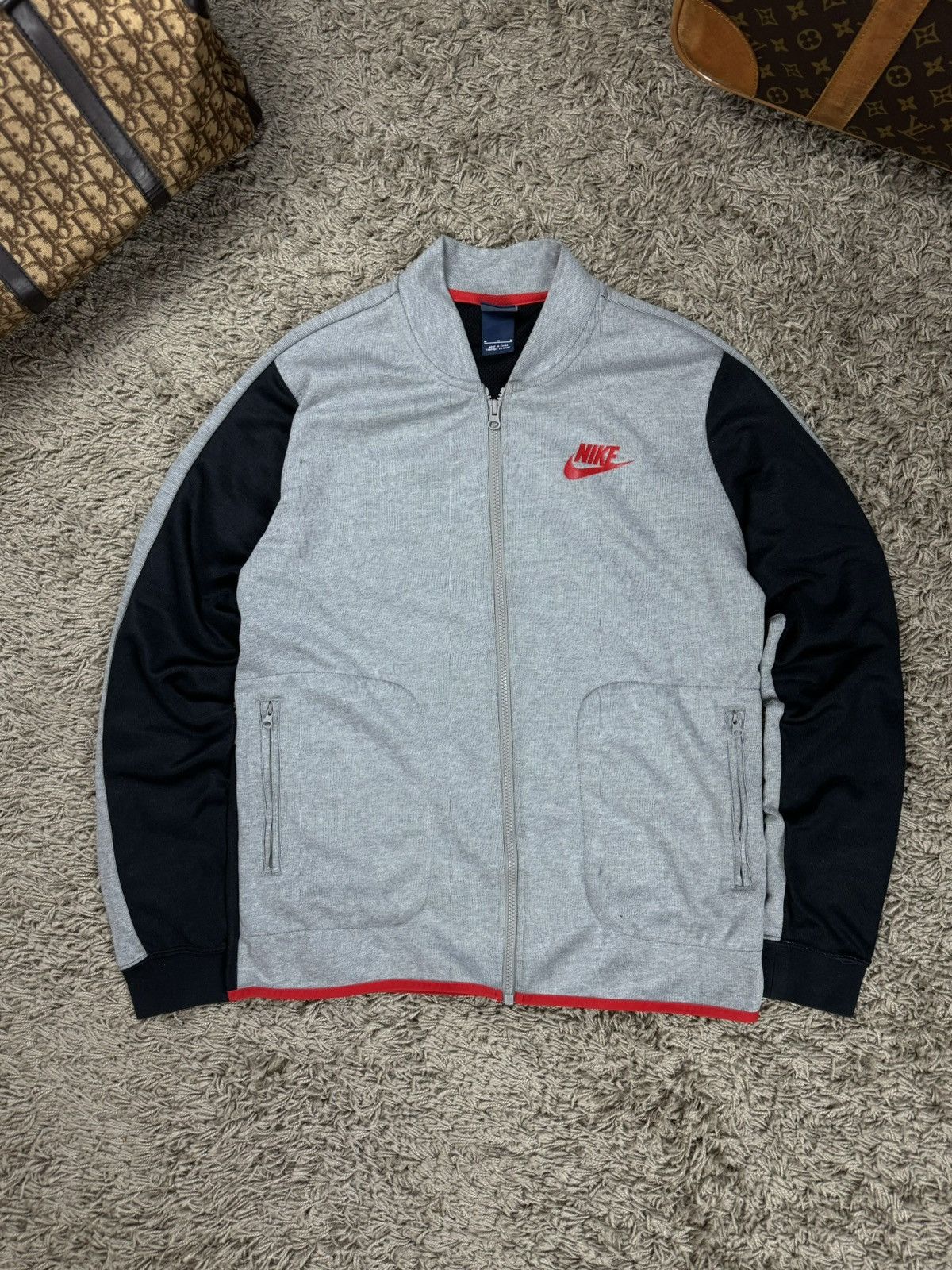 Nike Zip sweatshirt bomber Nike Swoosh original casual item Size US M / EU 48-50 / 2 - 1 Thumbnail