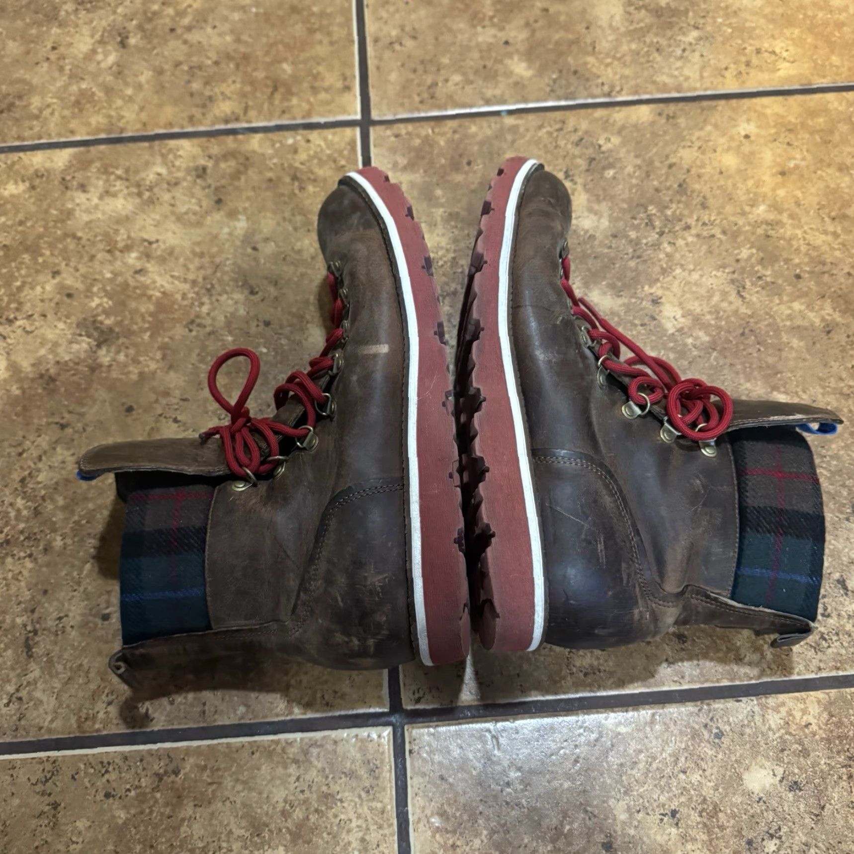Vintage VINTAGE Cole Haan Nike Air Boots waterproof Brown Leather Size 11 Mens Boots Leather High Top C09751 Lot Size US 11 / EU 44 - 5 Thumbnail