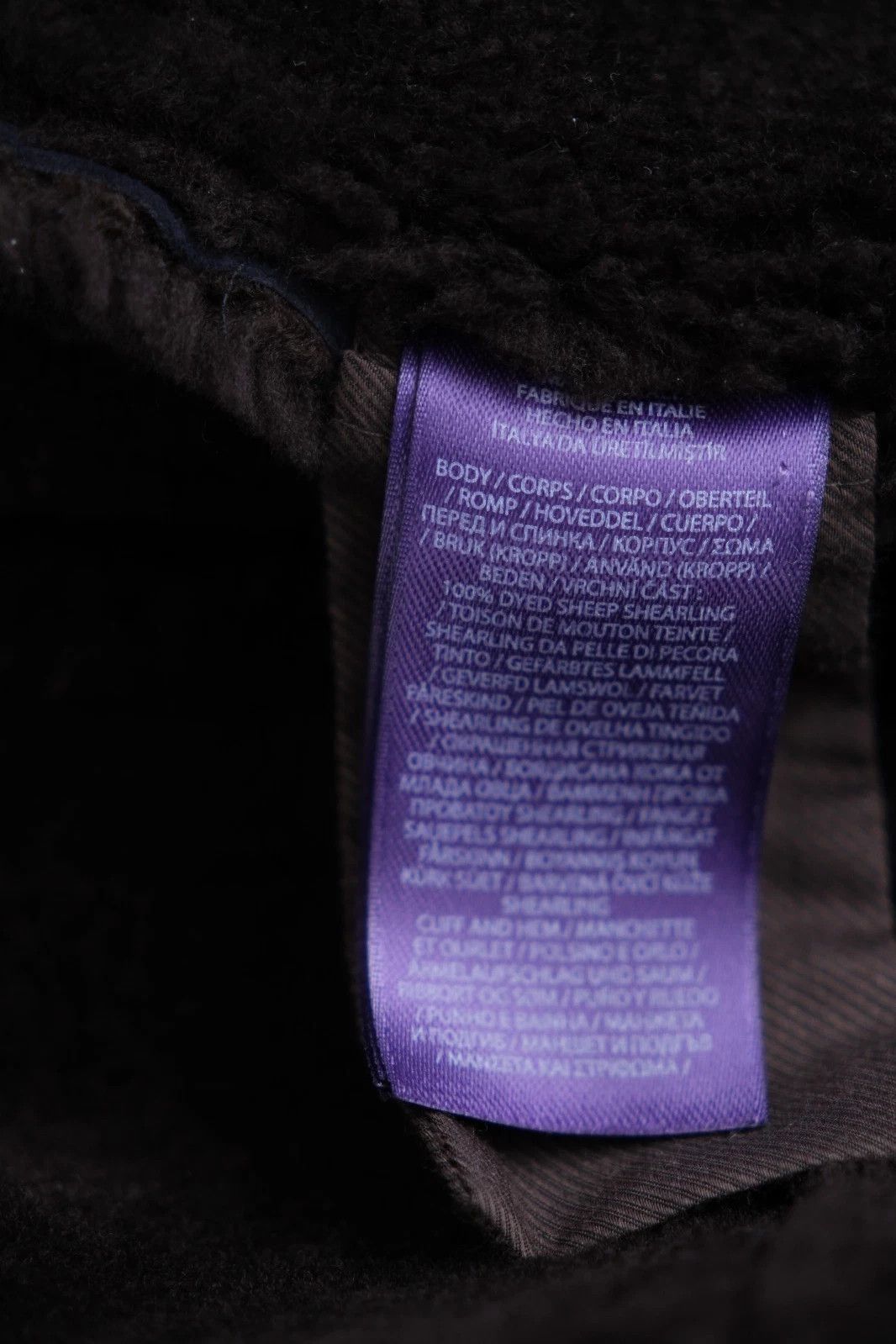 Ralph Lauren Purple Label New Ralph Lauren Purple Label Shearling Leather A-2 Bomber Size US L / EU 52-54 / 3 - 6 Thumbnail