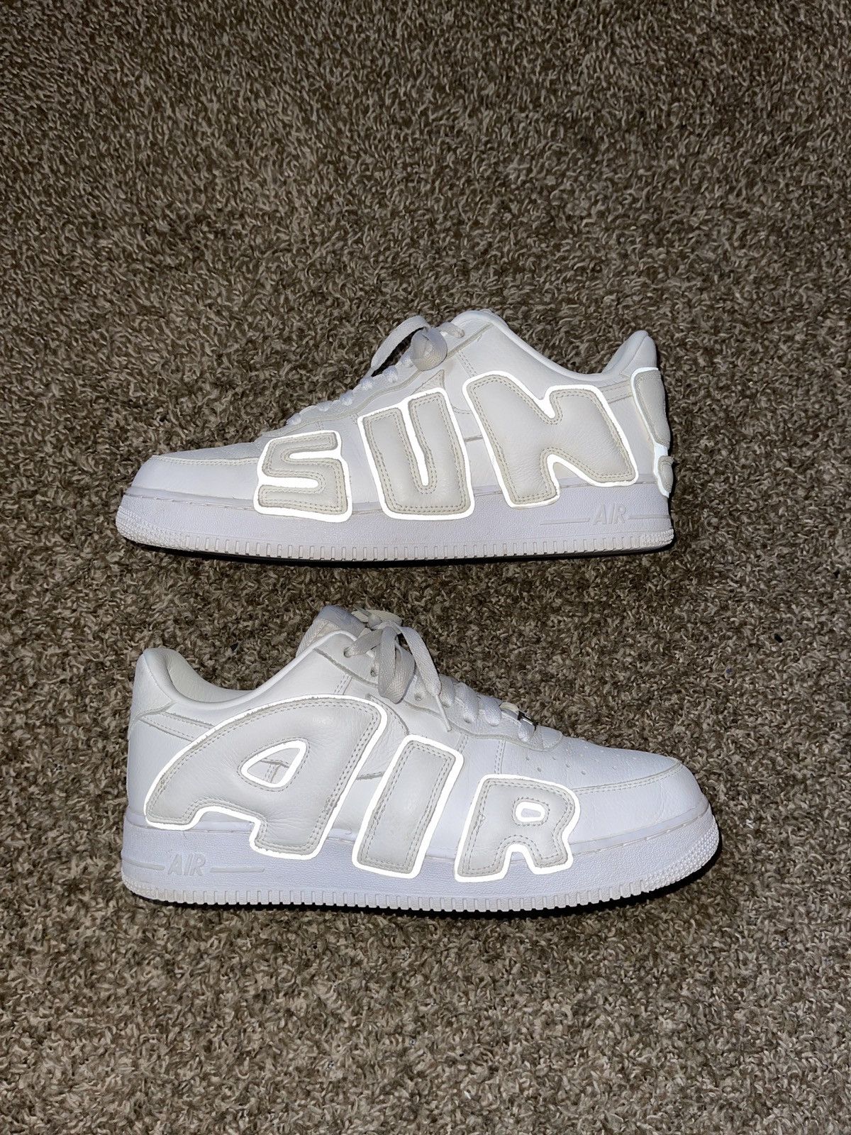 image of Cactus Plant Flea Market x Nike Cpfm Air Force 1 Shoes in White, Men's (Size 11)