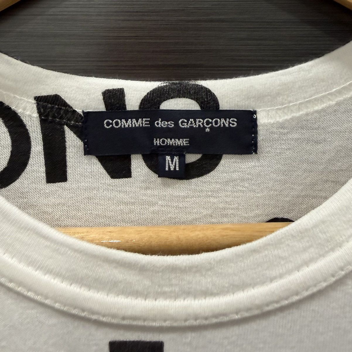 Comme des Garcons Homme AD2006 Comme des Garçons Homme All Over Logo Print T-Shirt Size US M / EU 48-50 / 2 - 9 Thumbnail