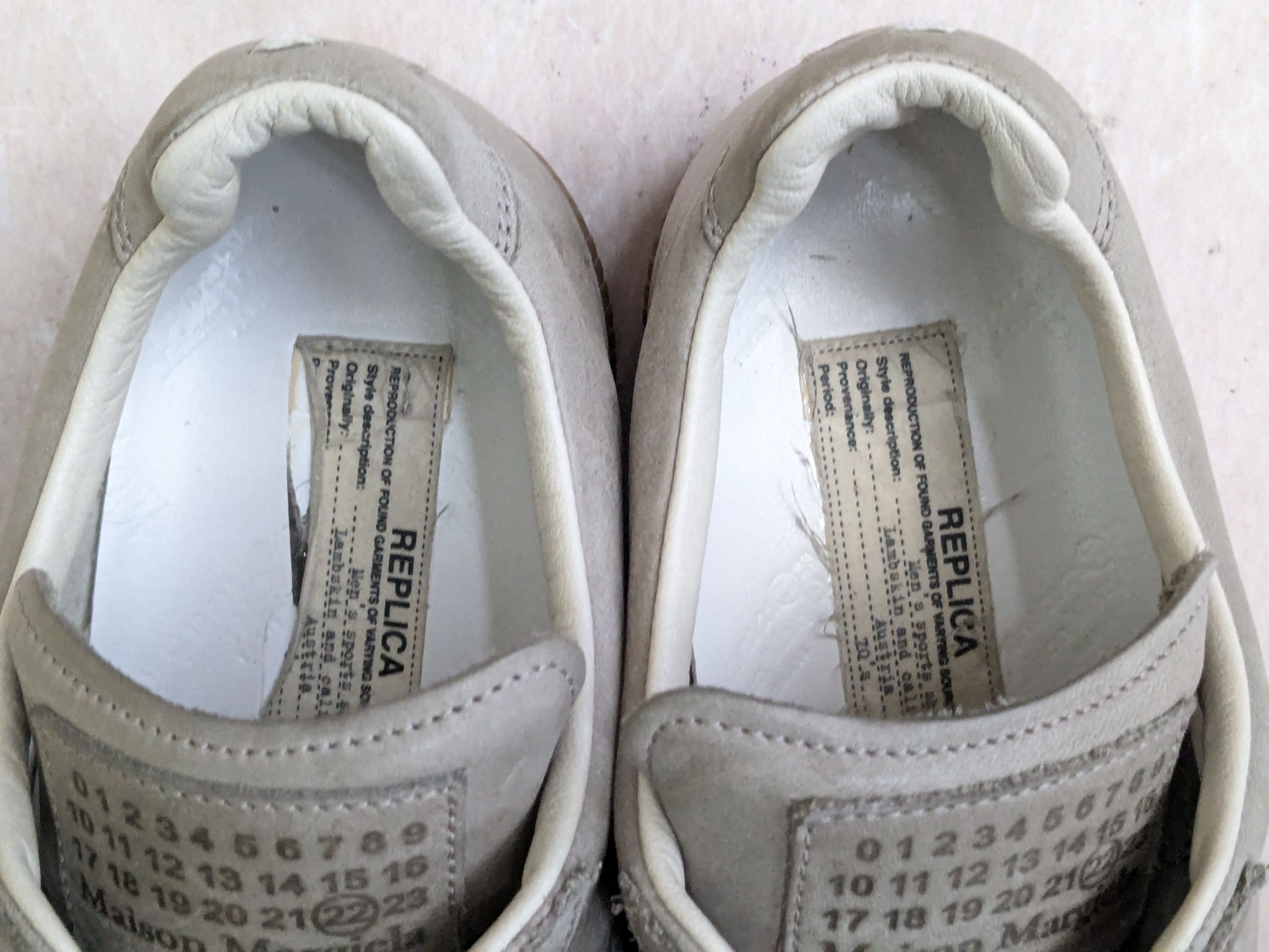 Maison Margiela Maison Margiela Replica GAT Gray Paint Splatter 8 41 Size US 8 / EU 41 - 7 Thumbnail