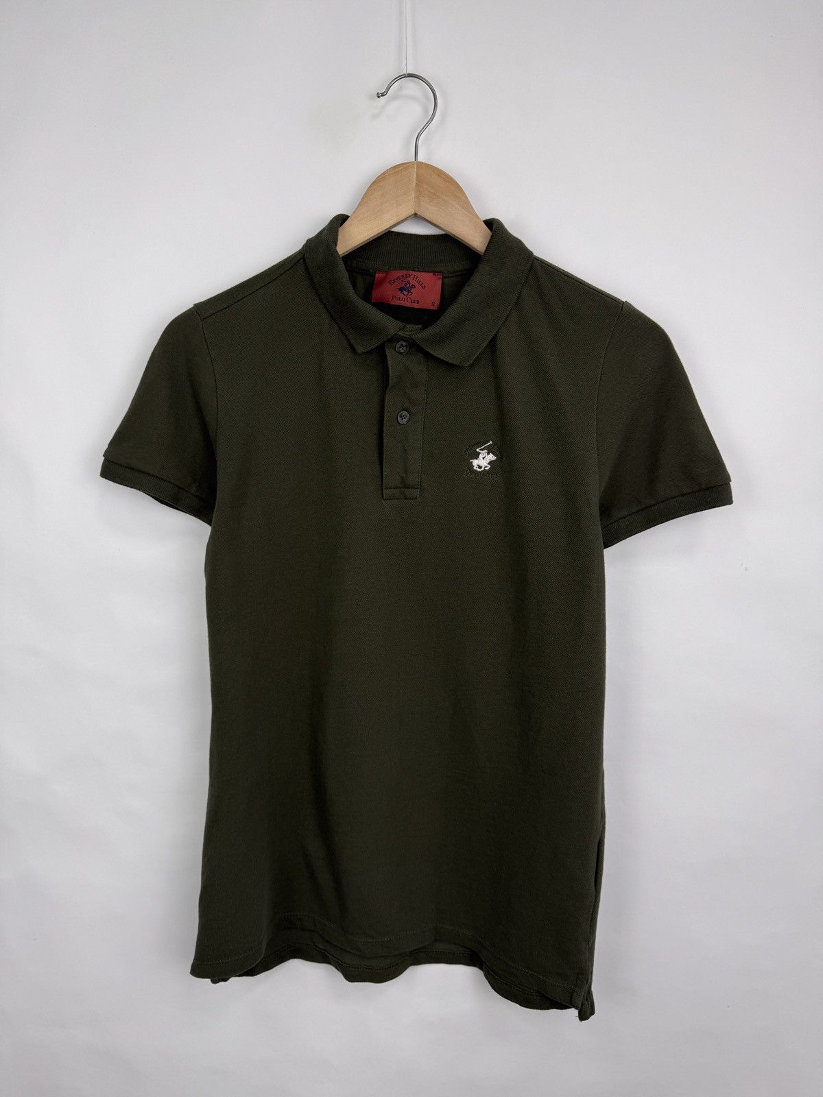 Beverly Hills Polo Club 🇺🇸 Vintage Beverly Hills Polo Club Polo T-Shirt Rare Retro Size US S / EU 44-46 / 1 - 3 Thumbnail