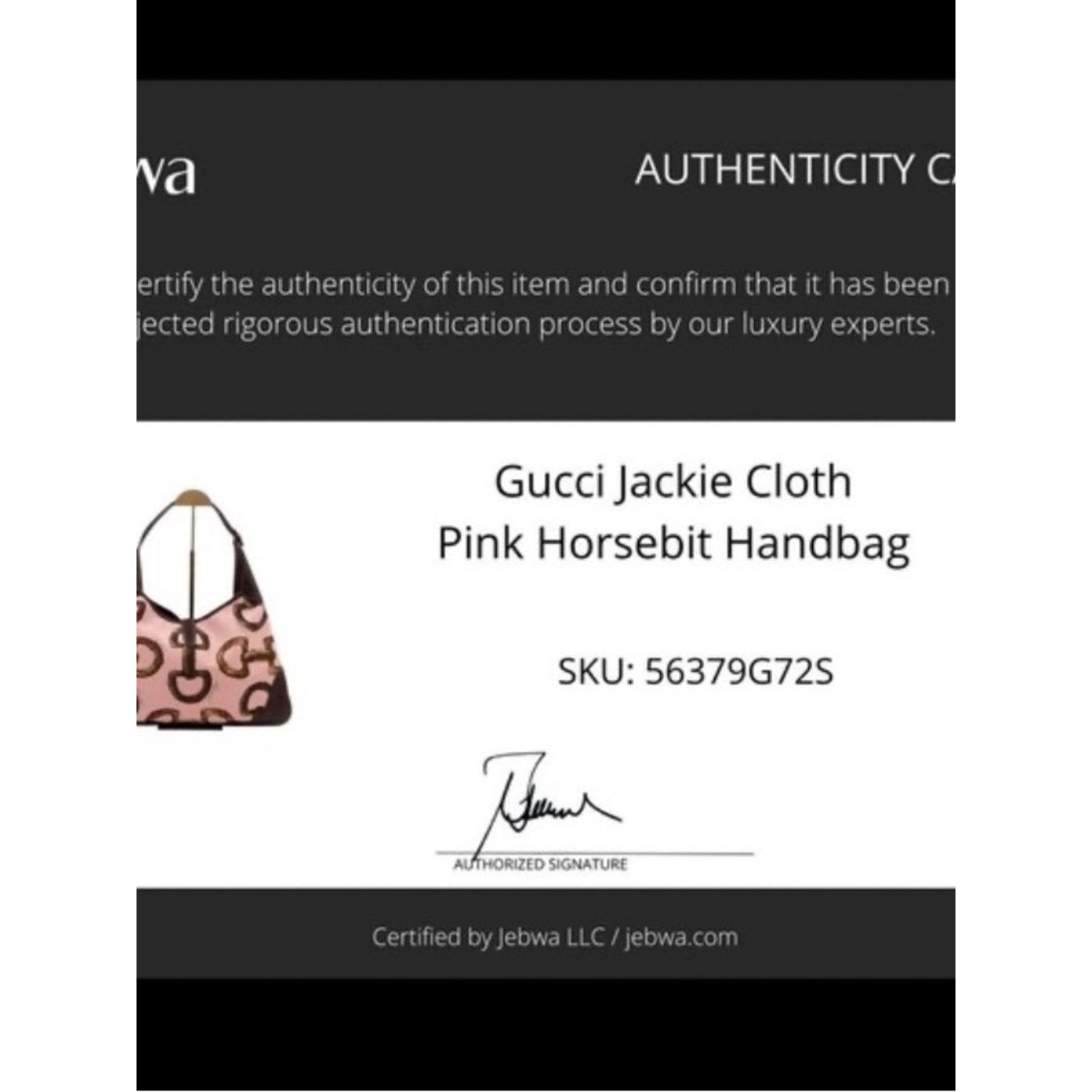 Gucci Gucci Pink Horsebit Bamboo Printed Jackie O Bouvier Bag Size ONE SIZE - 15 Thumbnail