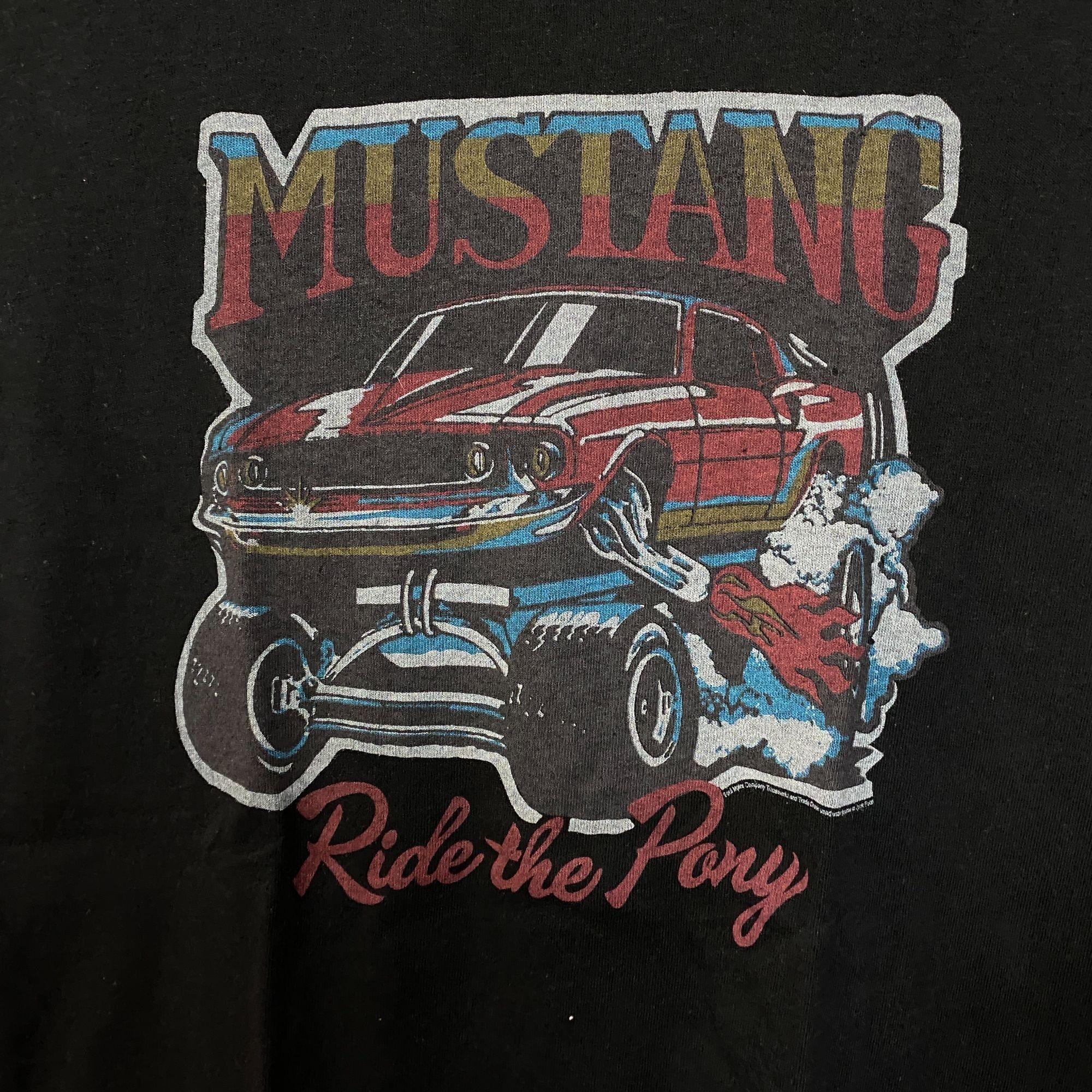 Ford Mustang Ride the Pony Tshirt size medium Size US M / EU 48-50 / 2 - 2 Thumbnail