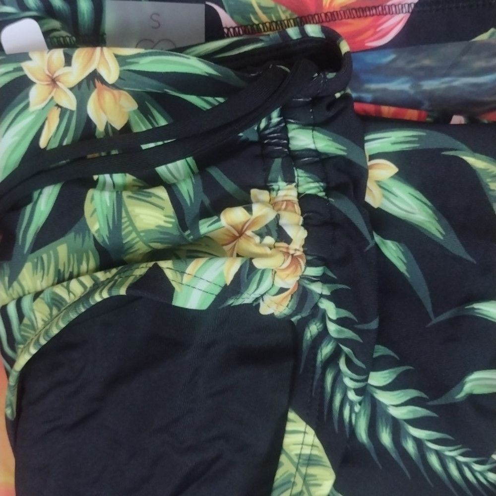 Other Calia island palms tankini top and bottoms set size X-small Size ONE SIZE - 6 Thumbnail