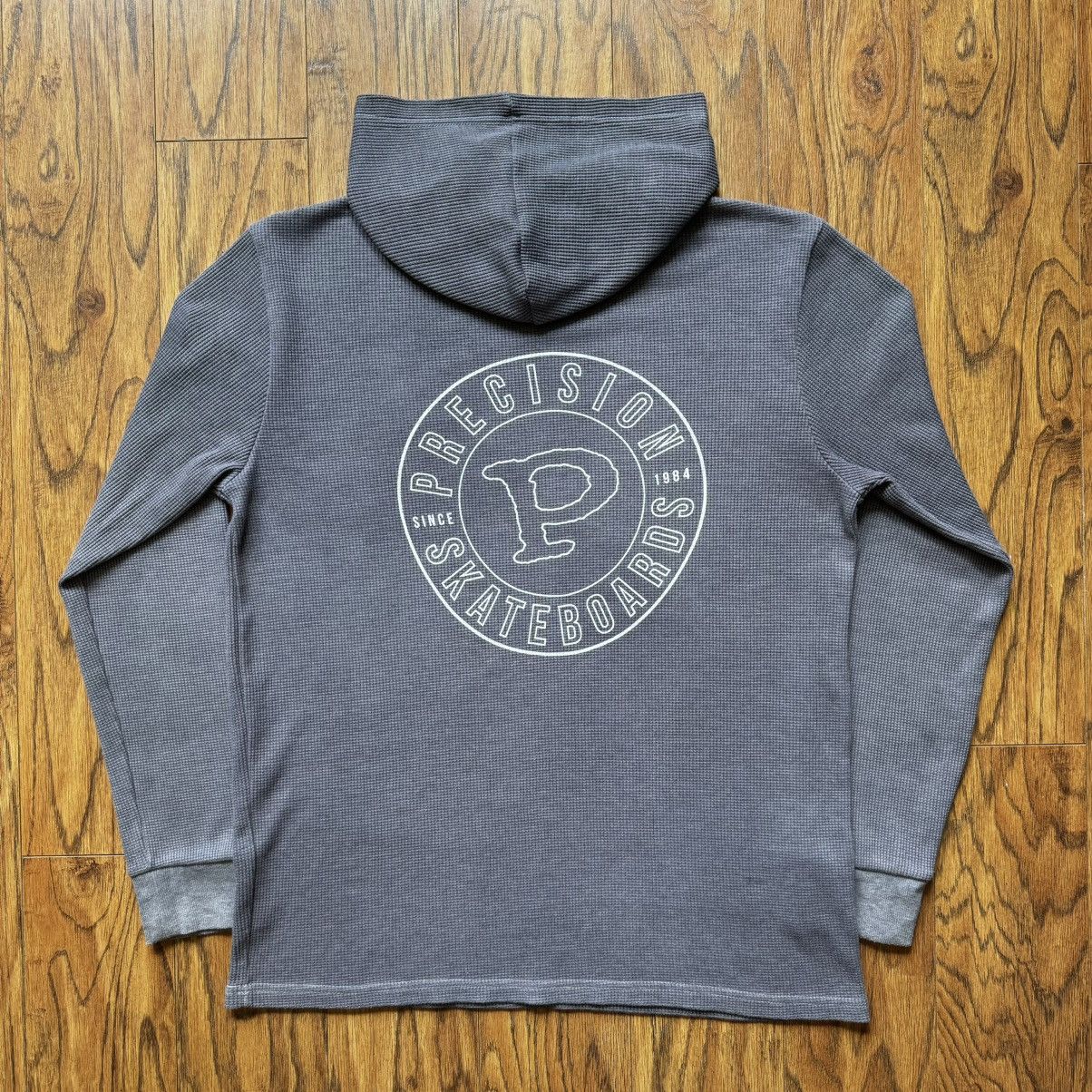 Other Precision Skates Circle Logo Hooded Thermal L/S Shirt Grey M Size US M / EU 48-50 / 2 - 1 Thumbnail