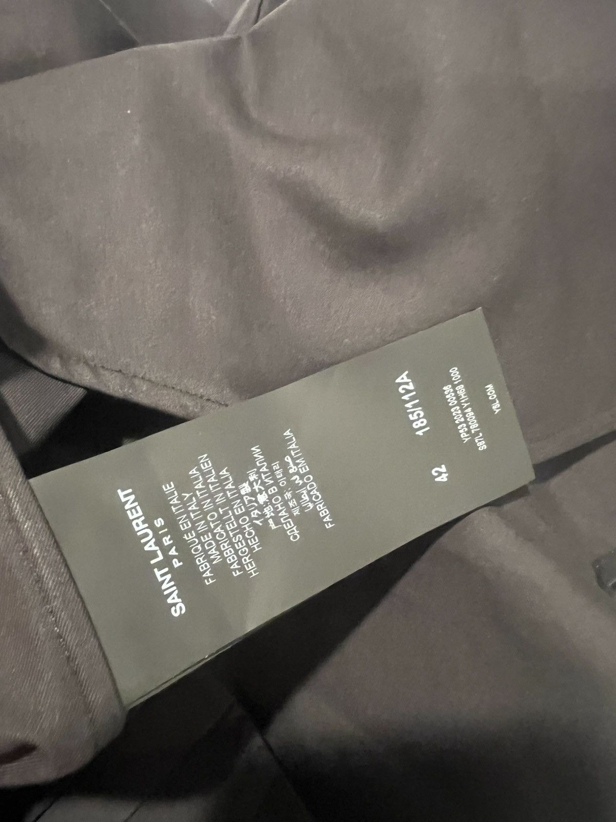 Saint Laurent Paris Saint Laurent tuxedo shirt. 42/16.5. $1190 Size US L / EU 52-54 / 3 - 9 Thumbnail