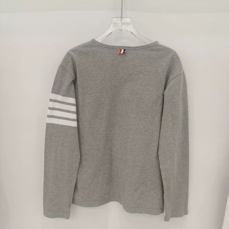Thom Browne Thom Browne Round-neck T-shirt Size US L / EU 52-54 / 3 - 2 Thumbnail