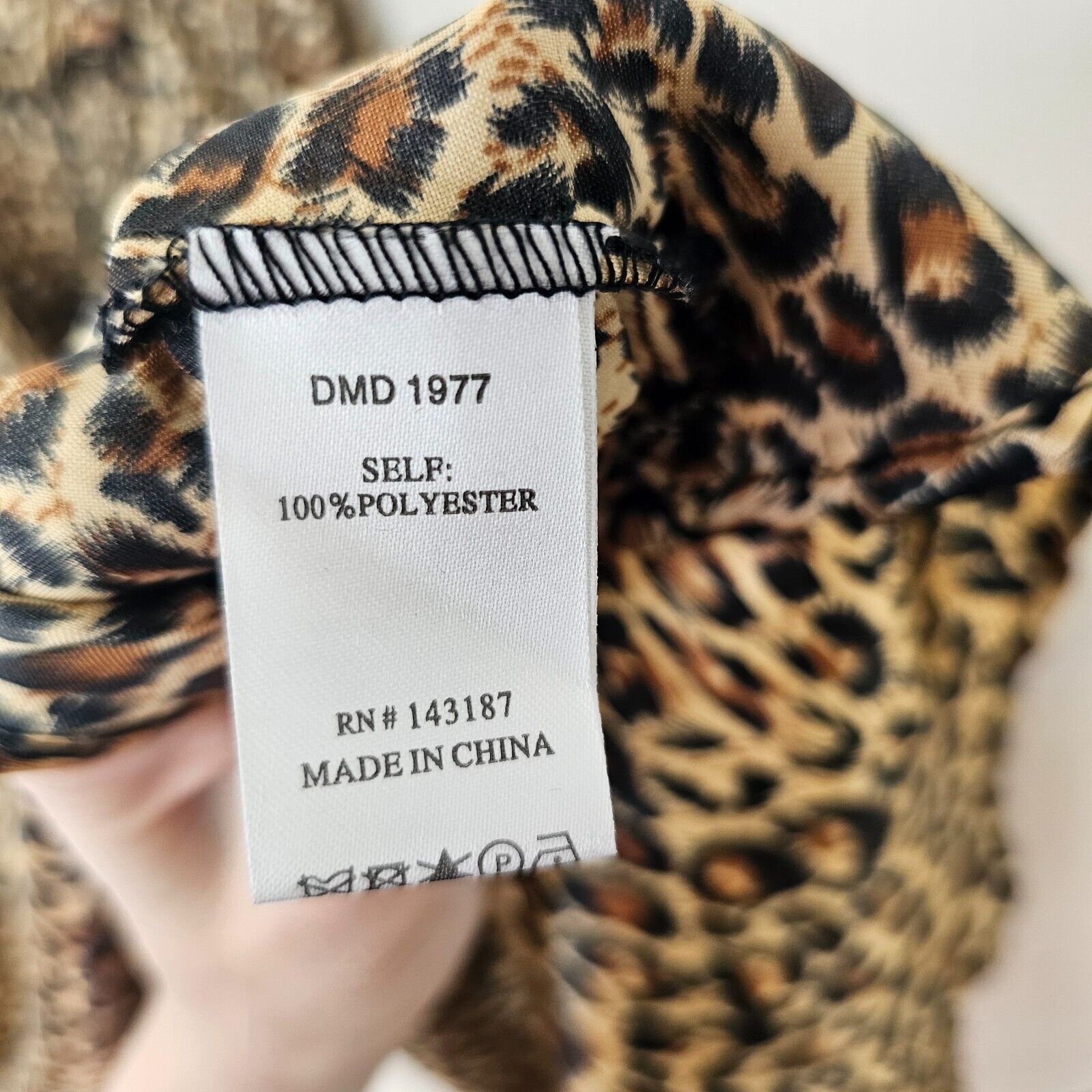 Other Dance & Marvel Tan Black Satin Cheetah V-Neck Midi Dress L Size L / US 10 / IT 46 - 8 Thumbnail