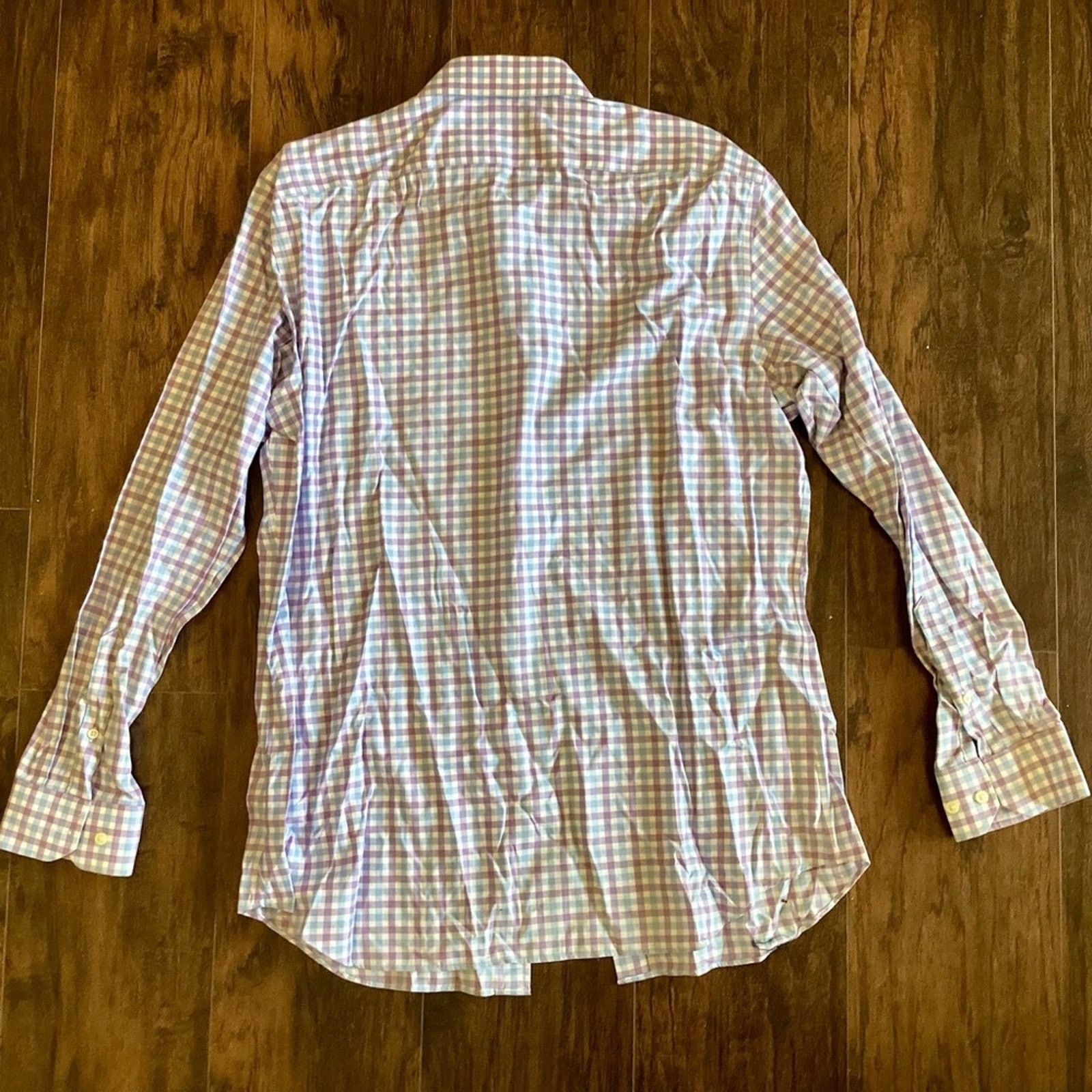Banana Republic Banana Republic Non-Iron Tailored Slim Fit Button Down Size US XL / EU 56 / 4 - 6 Thumbnail