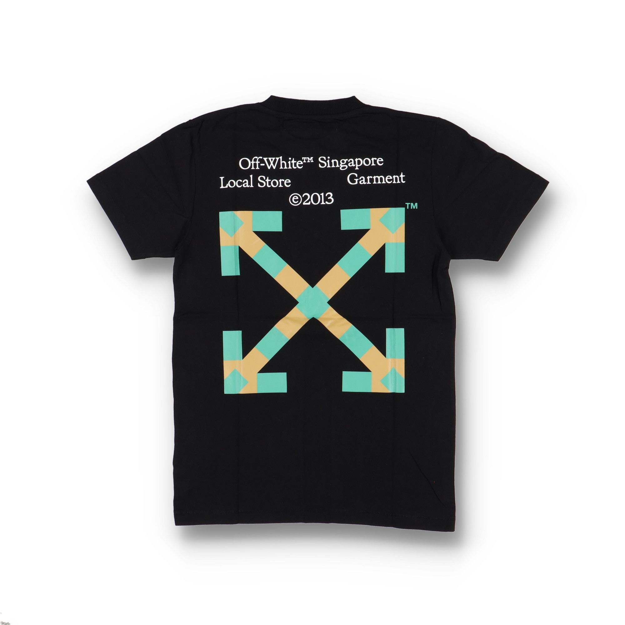 Off-White Black Singapore Exclusive Arrows T-Shirt Size US XXS / EU 40 - 1 Thumbnail
