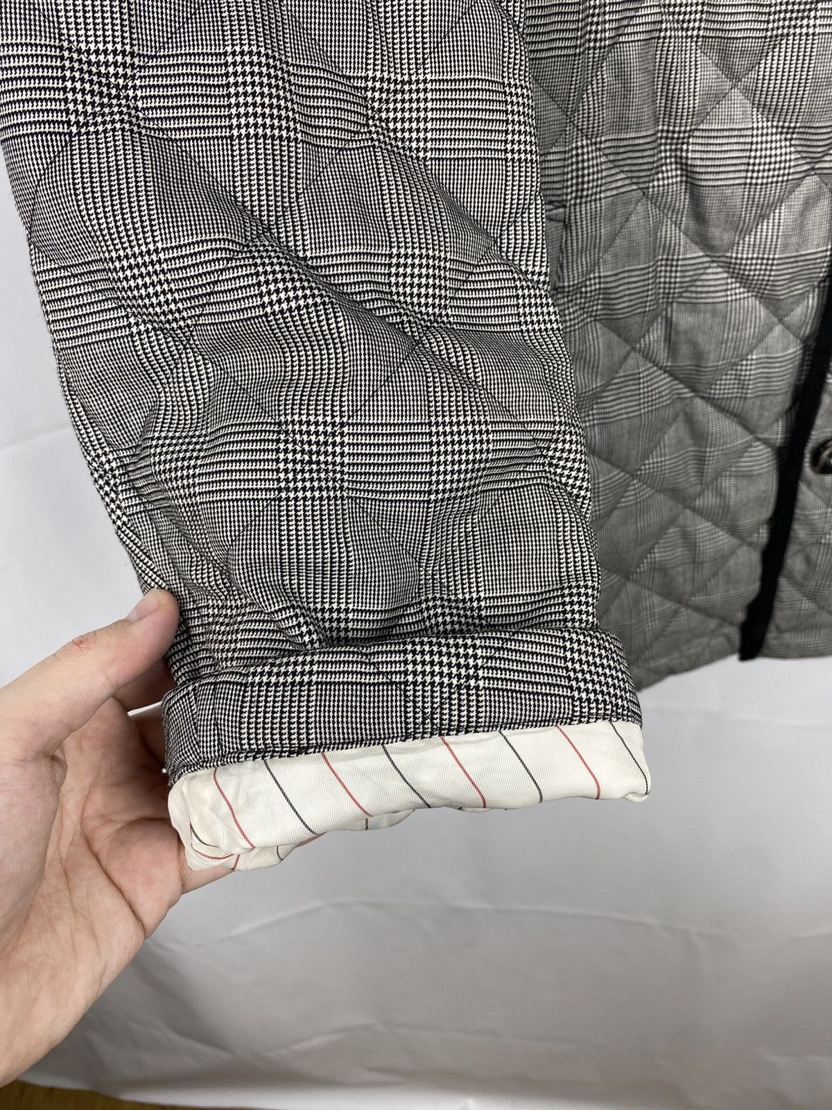 Japanese Brand × Takeo Kikuchi Takeo Kikuchi Plaid Quilted Jacket Hooded size 3 Size US M / EU 48-50 / 2 - 9 Thumbnail