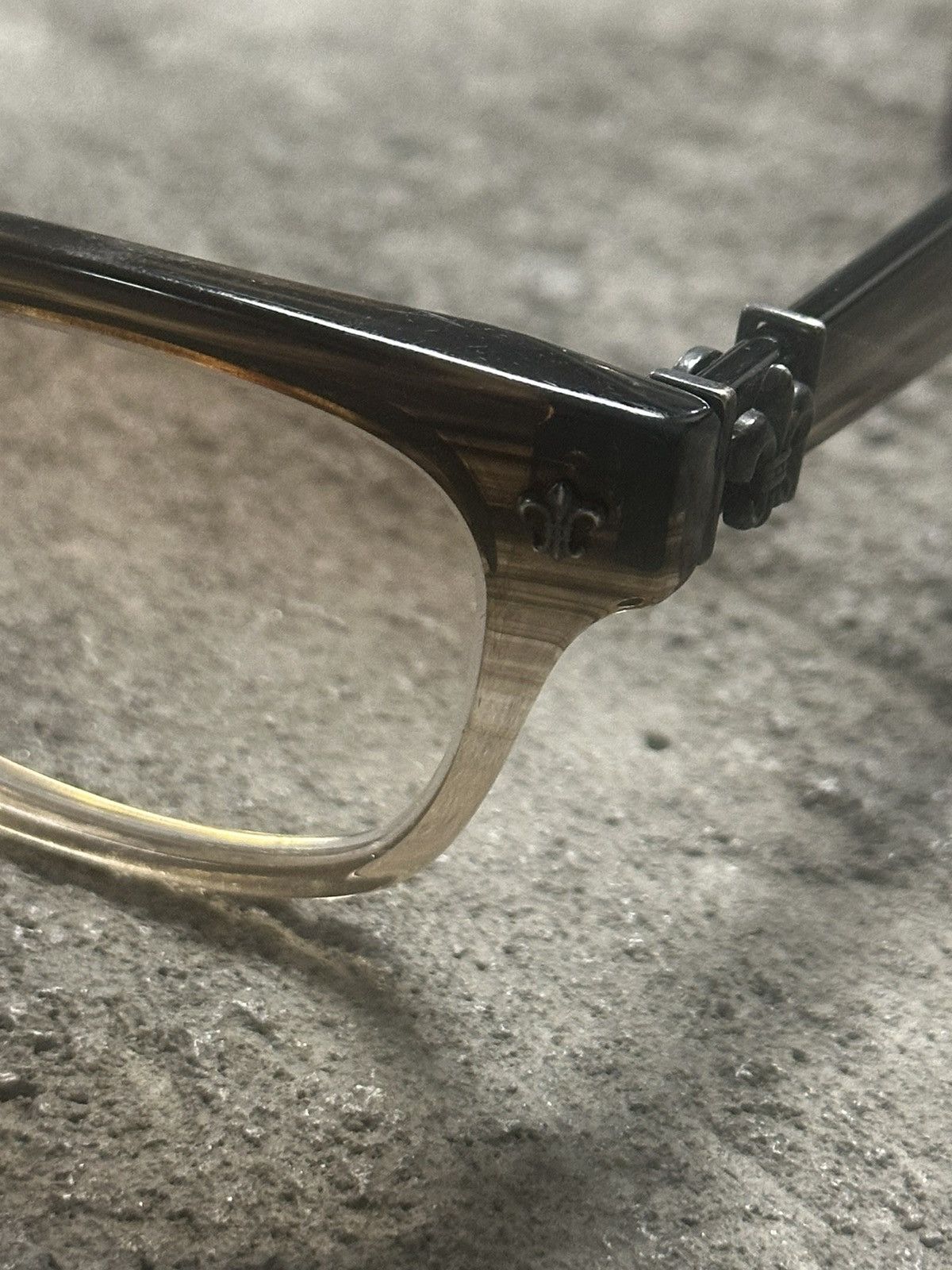 Chrome Hearts Chrome Hearts “Gittin Any? Brown/Clear Translucent Glasses Size ONE SIZE - 6 Thumbnail
