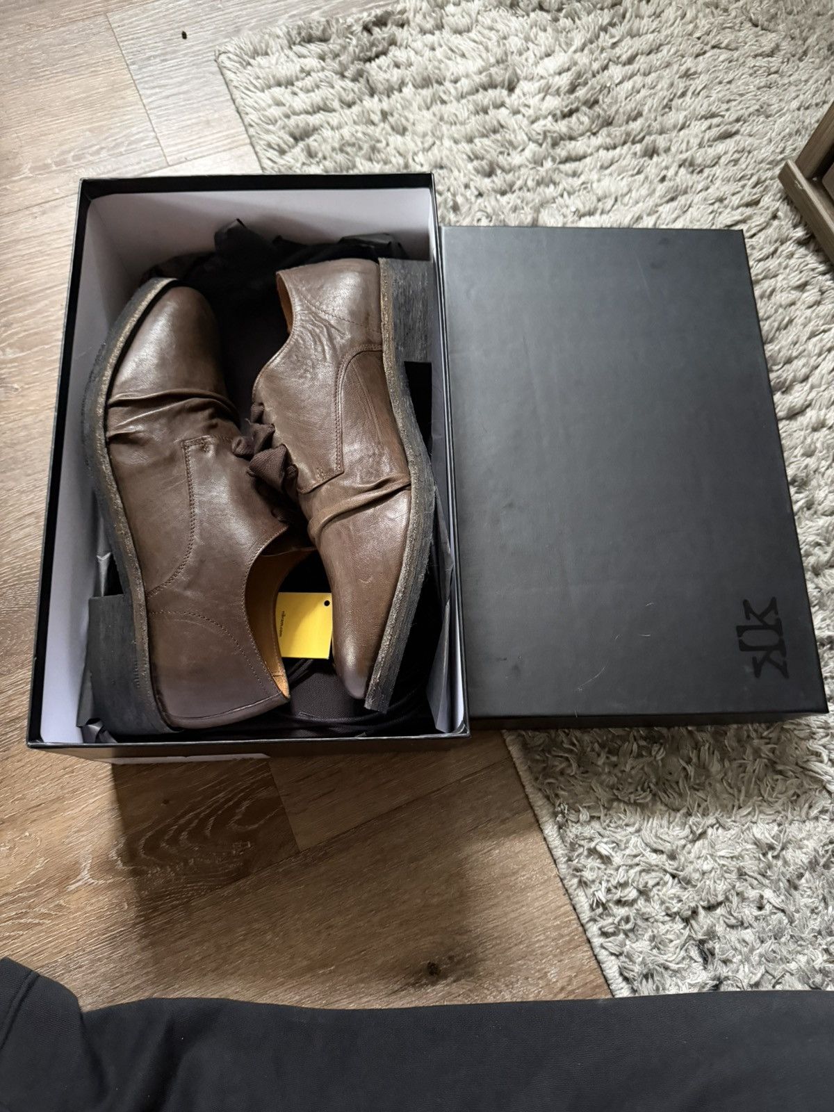 K-Two Studios Ktwo Studios Brown Suede Derby // Oxford Size US 11 / EU 44 - 1 Thumbnail