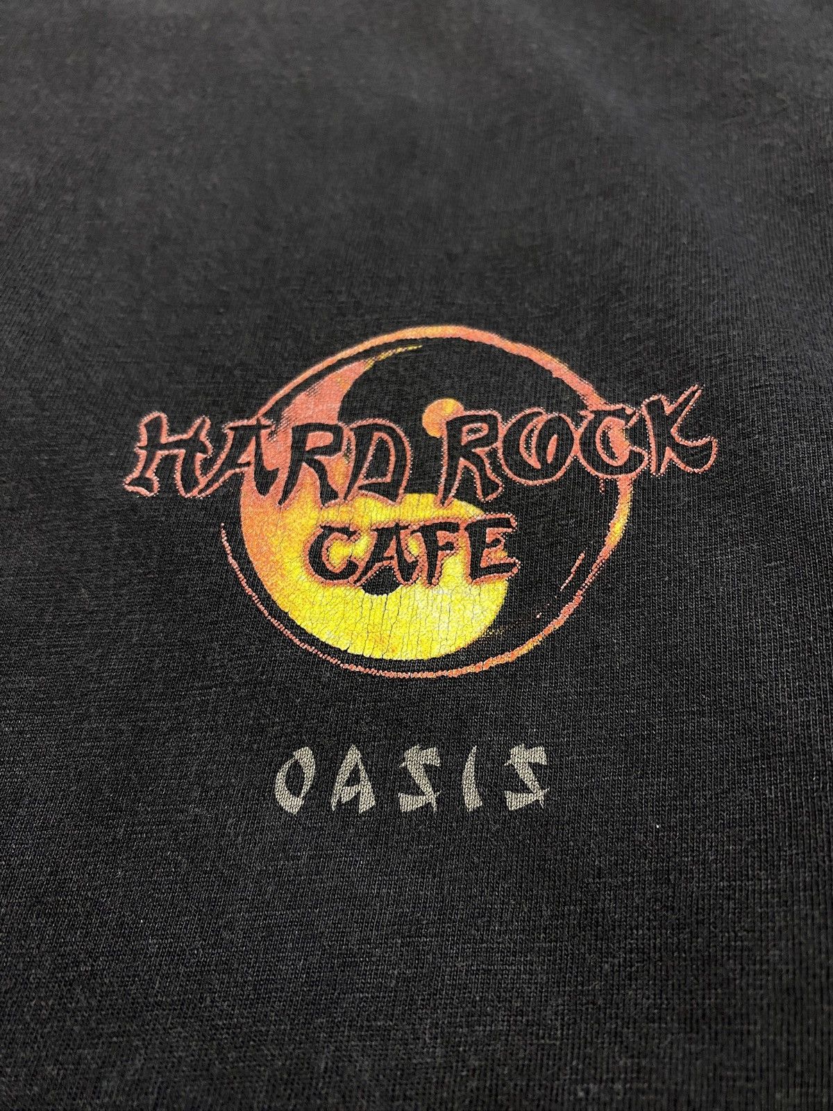 Hard Rock Cafe × Vintage Hard rock café oasis vintage y2k 90s grey black tee tshirt Size US XXL / EU 58 / 5 - 7 Thumbnail