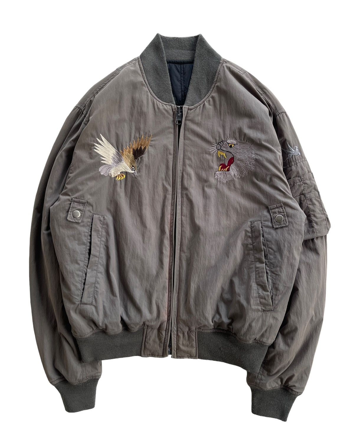 I. Spiewak And Sons Spiewak & Son Reversible Sukajan Bomber Jacket Size US M / EU 48-50 / 2 - 1 Thumbnail