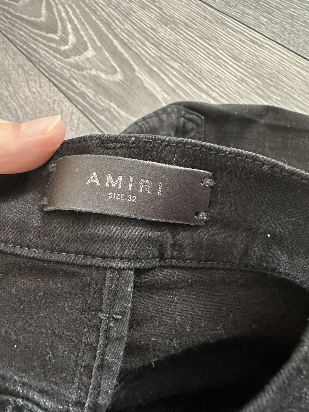 Amiri amiri distressed skinny jeans black Size US 32 / EU 48 - 6 Thumbnail