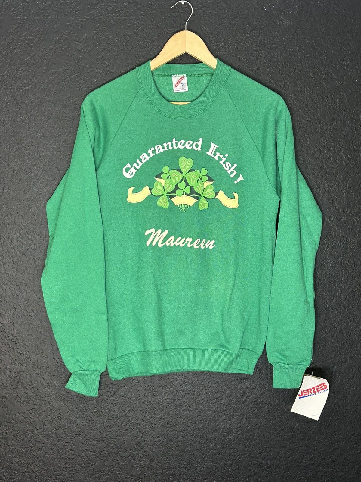 Vintage New With Tags Ireland Clover Crewneck Size US M / EU 48-50 / 2 - 1 Thumbnail