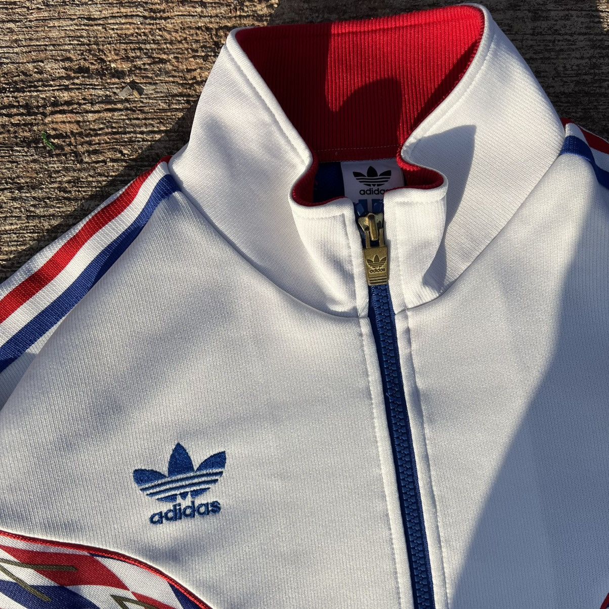 Adidas × Vintage Vintage Adidas Tracktop Vortis Tokushima Otsuka F.C Jacket Size US L / EU 52-54 / 3 - 5 Thumbnail