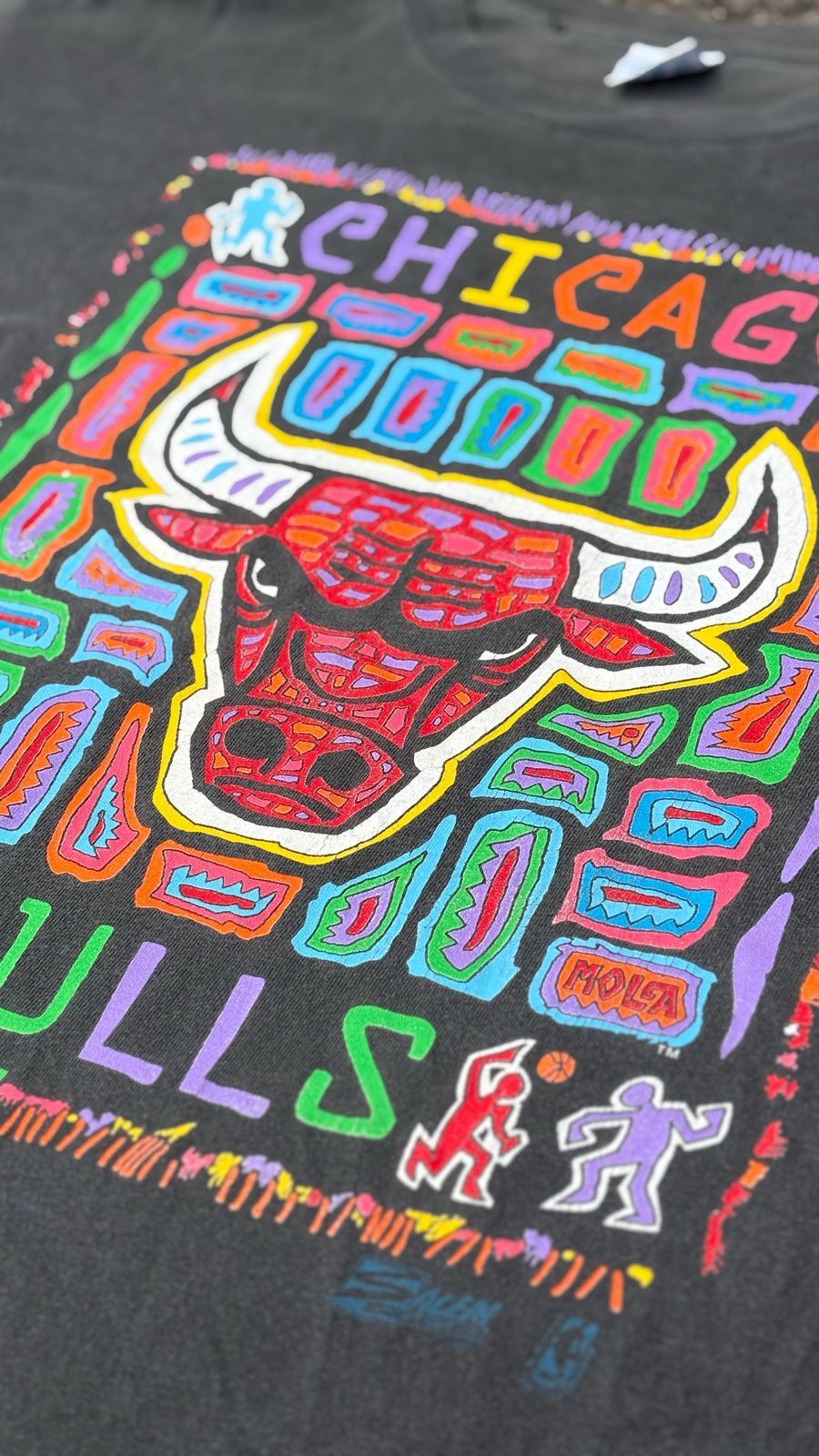 Keith Haring × NBA × Salem Sportswear Very Rare Killer 80s 90s Chicago Bulls Keith Haring Washed Size US L / EU 52-54 / 3 - 9 Thumbnail