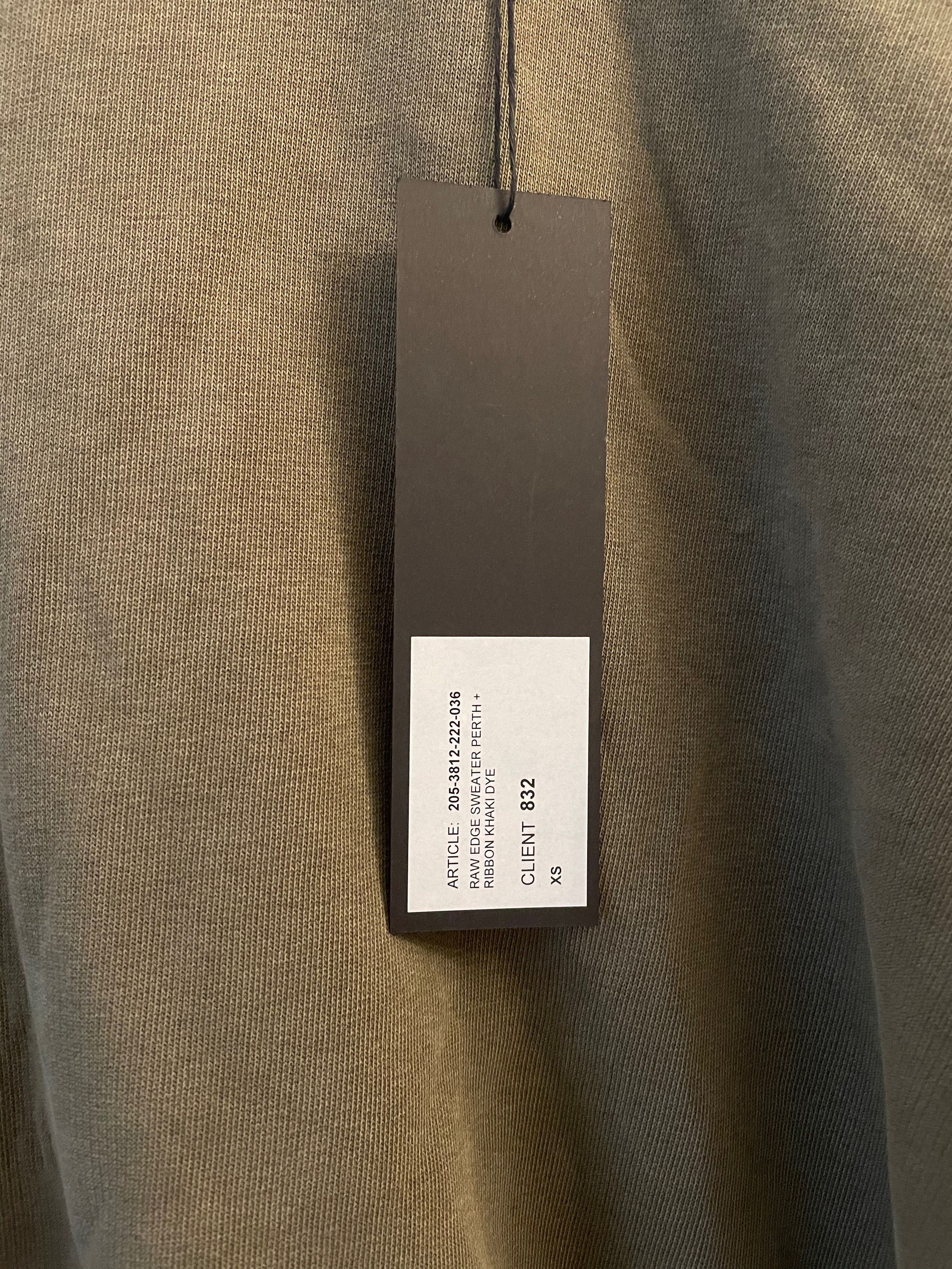 Haider Ackermann Olive Perth Sweatshirt Size US XS / EU 42 / 0 - 3 Thumbnail