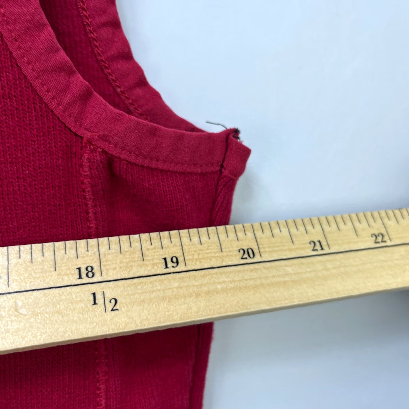 Ralph Lauren VINTAGE Polo Ralph Lauren Pony Vest Zip Up Shirt M Red Mens Sweater Size US M / EU 48-50 / 2 - 7 Thumbnail