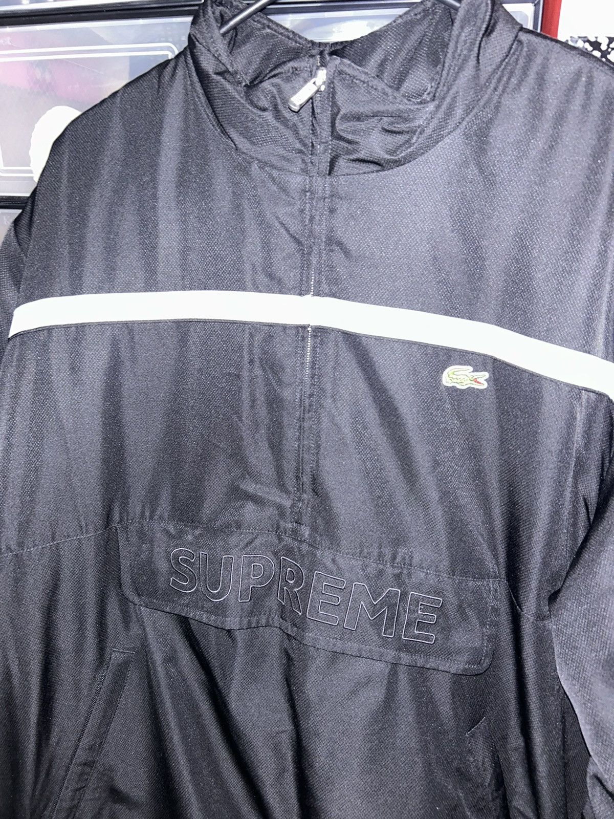 Supreme Supreme Lacoste Puffy Half Zip Pullover Jacket FW19 size XL Size US XL / EU 56 / 4 - 2 Thumbnail
