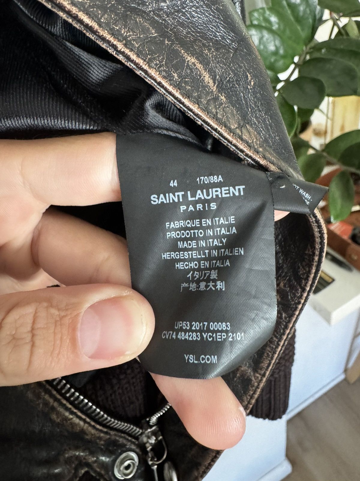Saint Laurent Paris Leather flight jacket Size US S / EU 44-46 / 1 - 4 Thumbnail