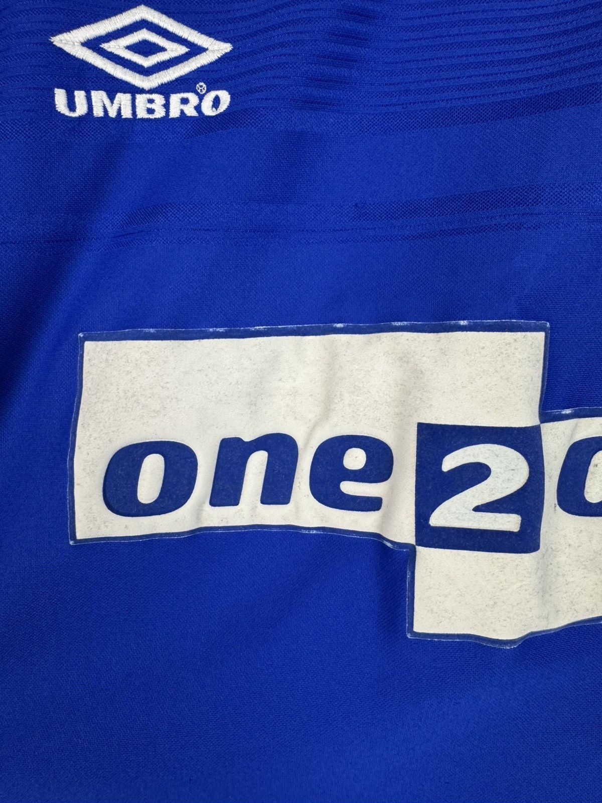 Umbro Vntg 1999 2000 Everton FC Home Football Shirt Soccer Jersey Size US M / EU 48-50 / 2 - 7 Thumbnail
