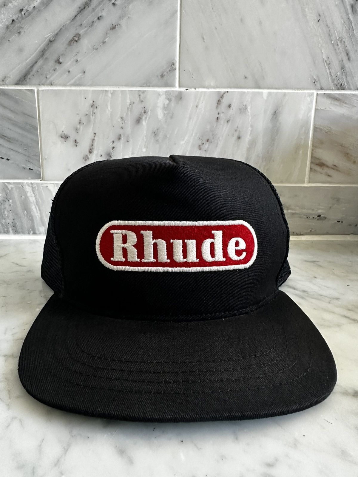 Rhude RHUDE Pit Stop Trucker Hat Size ONE SIZE - 1 Thumbnail
