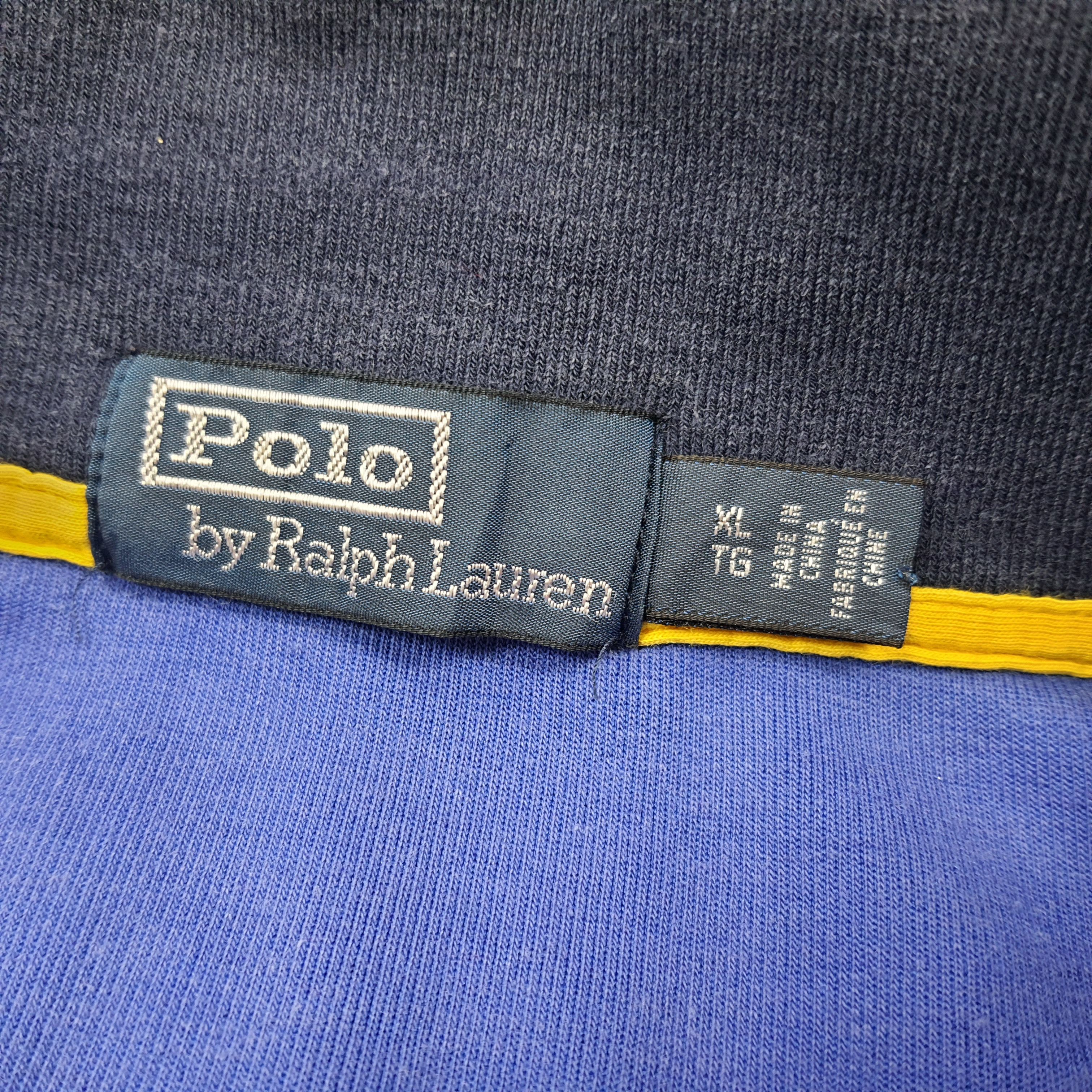Polo Ralph Lauren Vintage Polo by Ralph Lauren Full Zip Stripe Sweater C269N3 Size US XL / EU 56 / 4 - 7 Thumbnail
