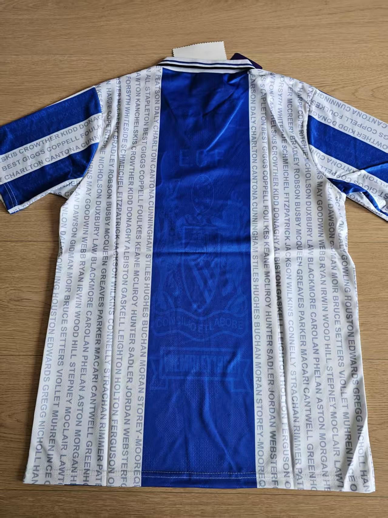 Other 1994 1996 MUFC Jersey Away Blue Size US XXL / EU 58 / 5 - 6 Thumbnail