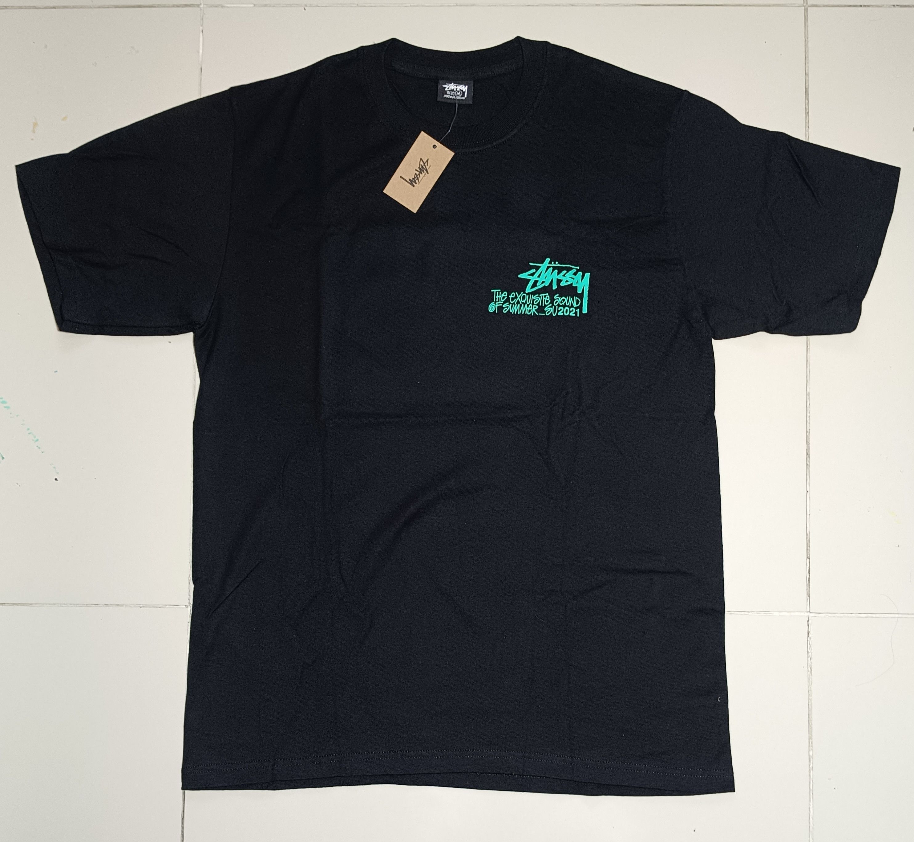 Stussy × Vintage Stussy Sound Of Summer Tee Black Size US M / EU 48-50 / 2 - 5 Thumbnail