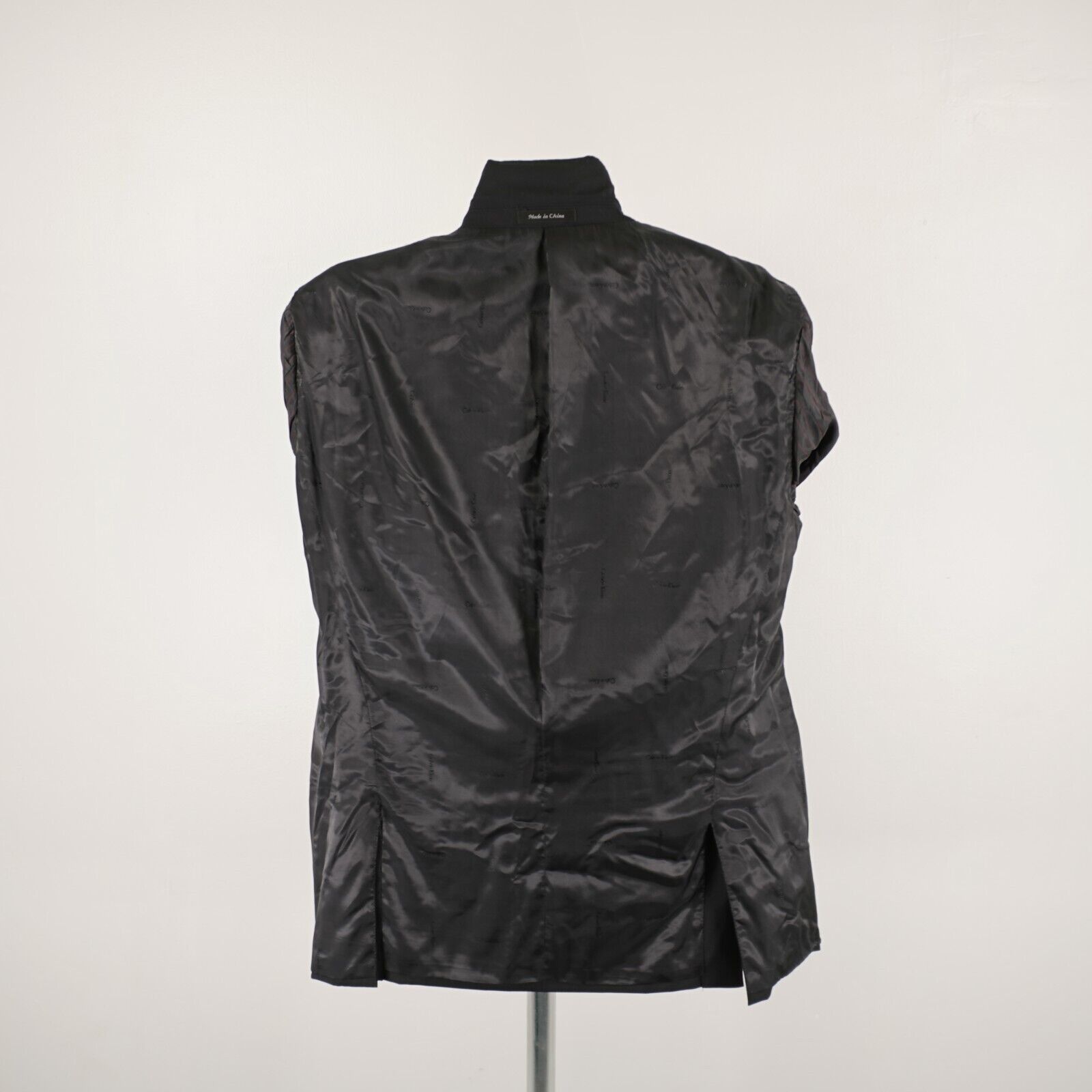 Calvin Klein Calvin Klein Black Wool Peak Label 2 Button Blazer / Suit Ja Size 40R - 13 Thumbnail