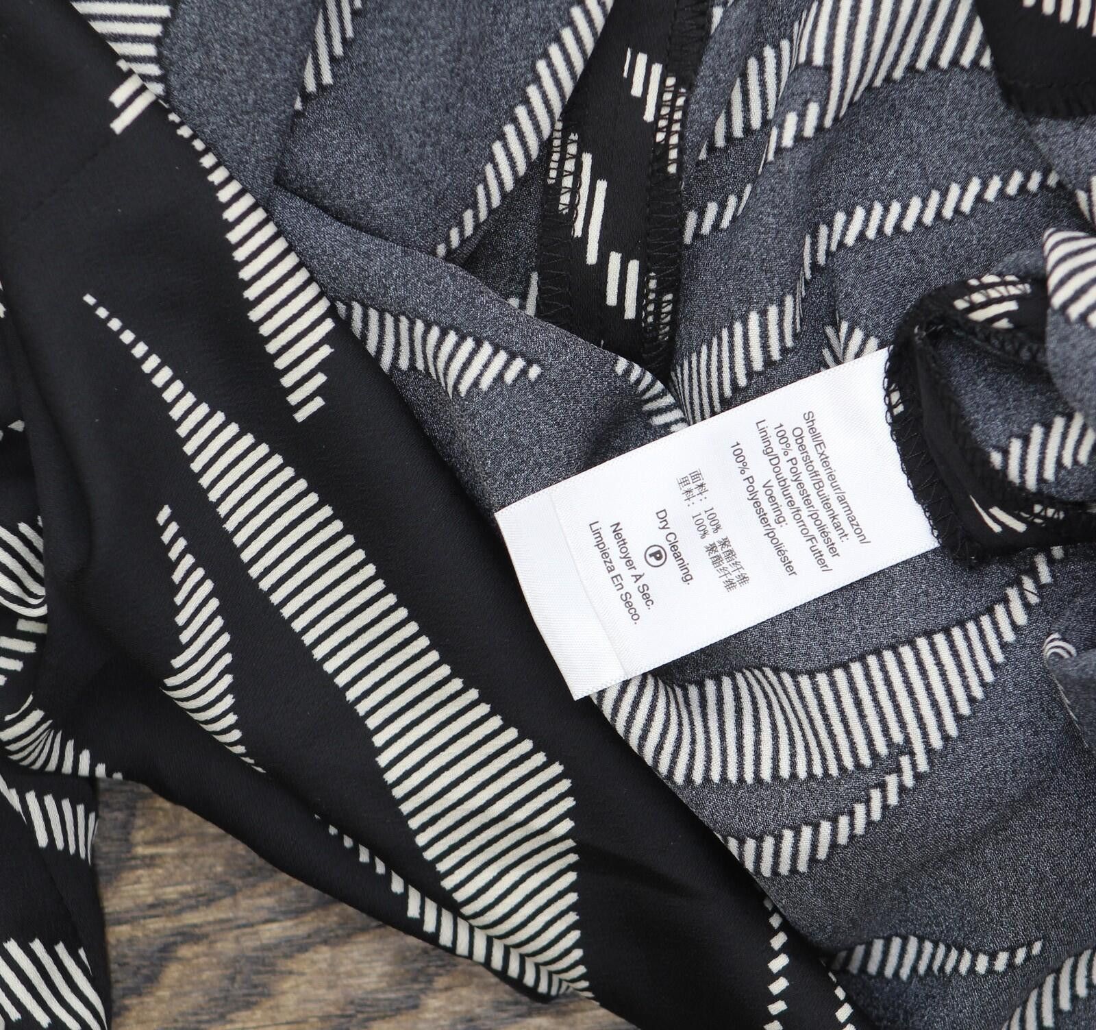 DKNY Nwt Dkny Womens Side Knot Mini Dress Black / Parchment 4 Size S / US 4 / IT 40 - 5 Thumbnail