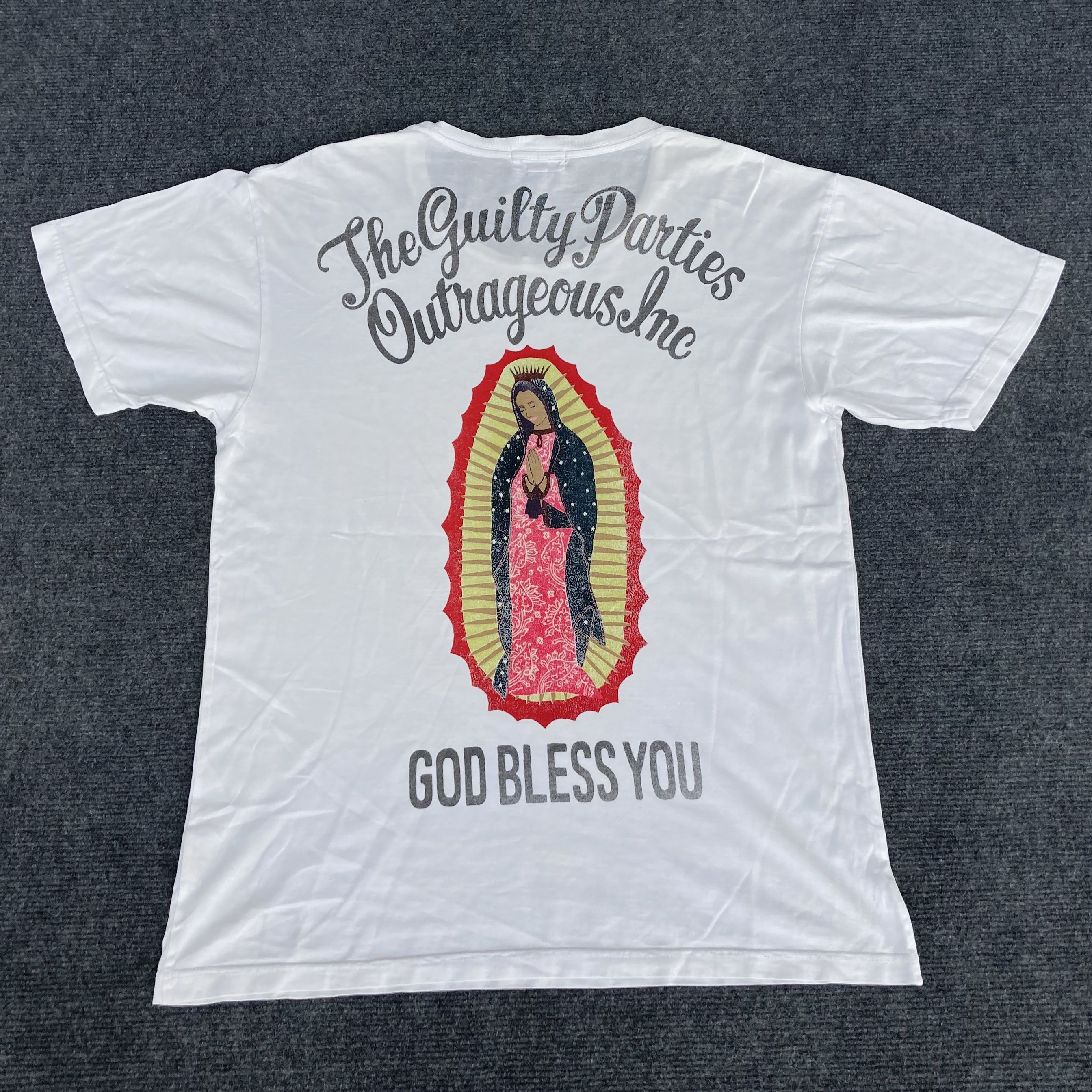Wacko Maria Vtg Wacko Maria Guilty Parties God Bless You Tee T Shirt Size US M / EU 48-50 / 2 - 1 Thumbnail