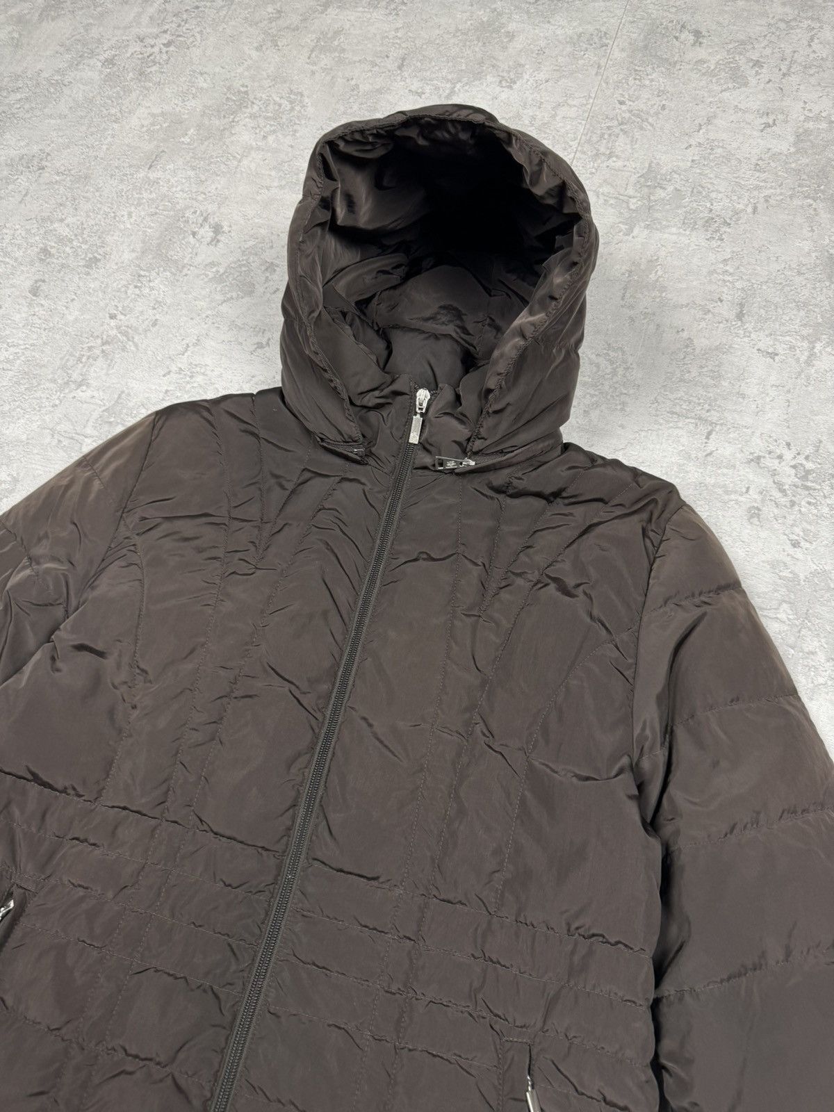 Moncler Vintage Moncler Long Jacket Coat Down Parka Nylon Size 3 Size L / US 10 / IT 46 - 6 Thumbnail