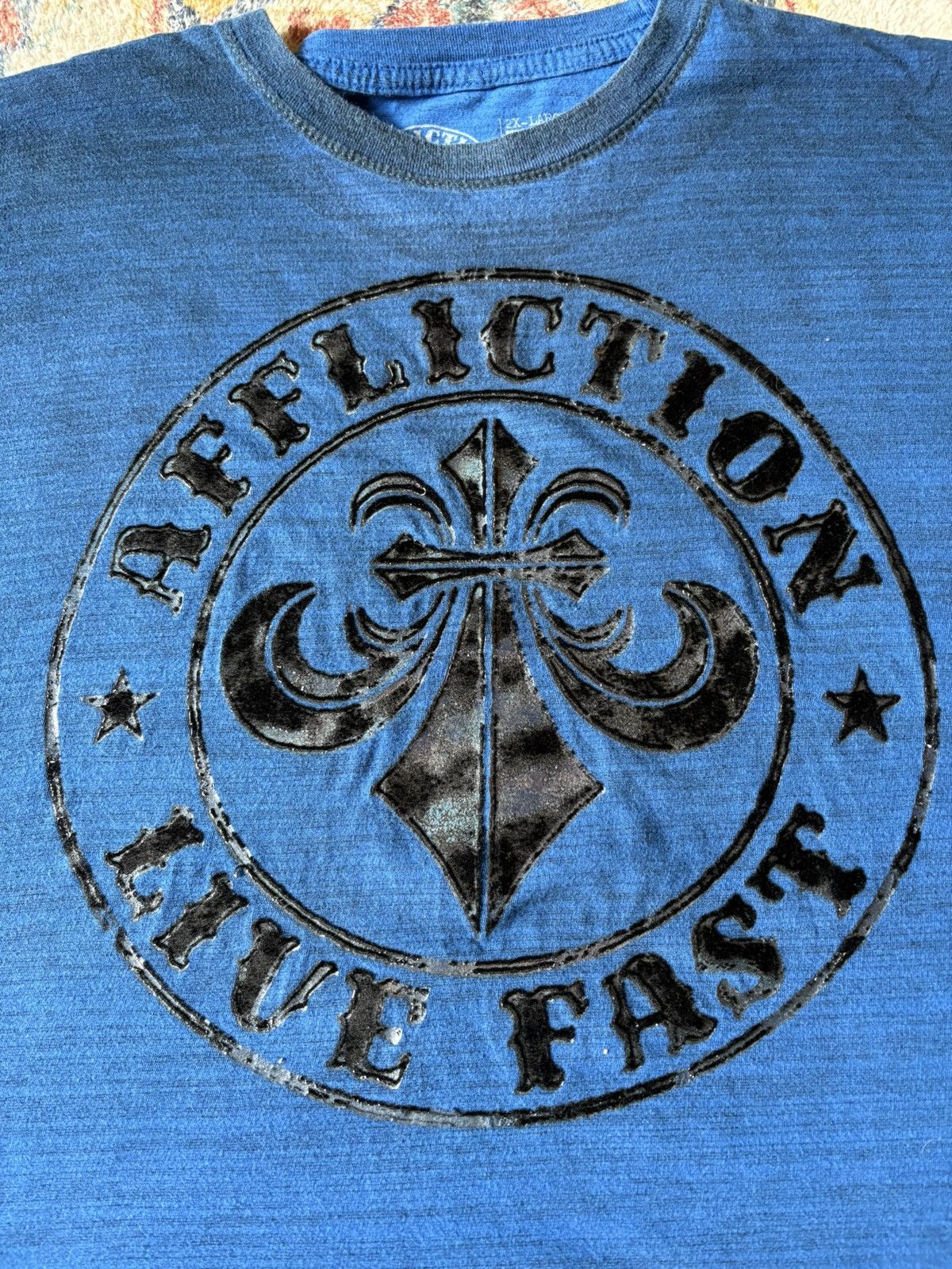 Affliction Affliction Live Fast Y2K Logos T-shirt Size XXL Size US XXL / EU 58 / 5 - 4 Thumbnail