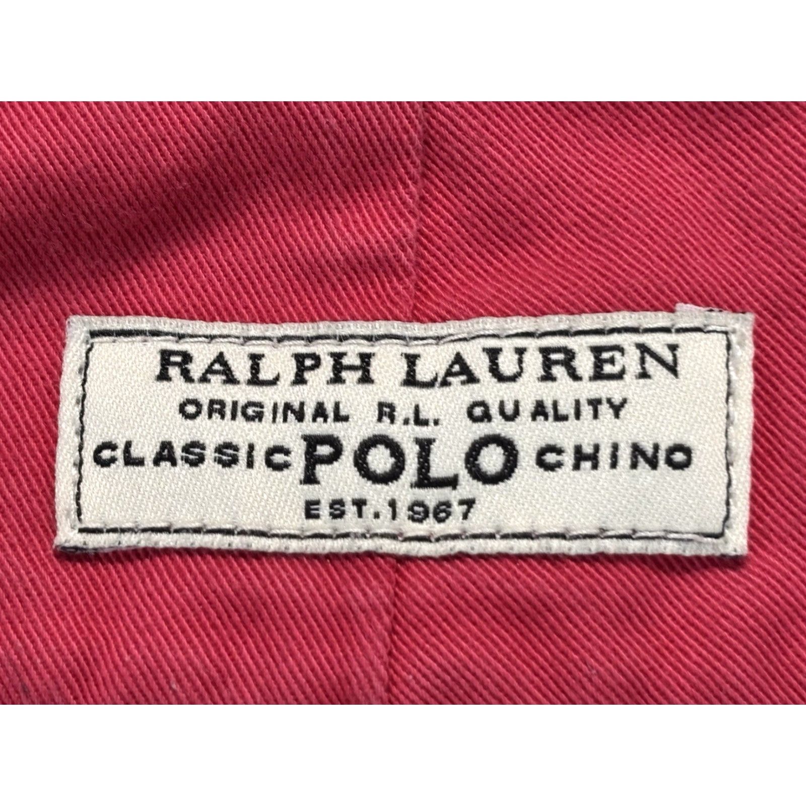 Polo Ralph Lauren VINTAGE Polo Ralph Lauren Prospect Chino Pants Men’s 32x32 Light Red Pink Cotton Flat Front Preppy Size US XS / EU 42 / 0 - 5 Thumbnail