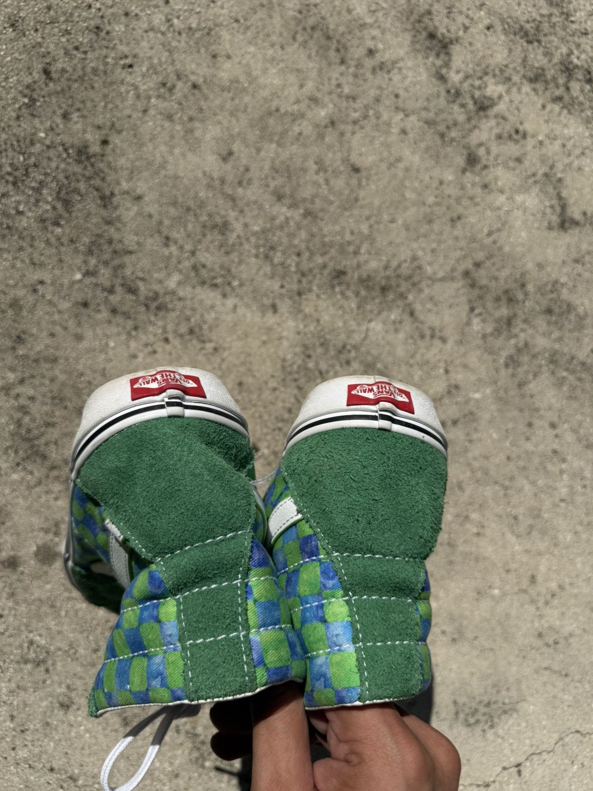 Awake NY Vans Sk8-Hi Awake NY Green skate Shoe Sneaker Mens Sz 8 Size US 8 / EU 41 - 4 Thumbnail