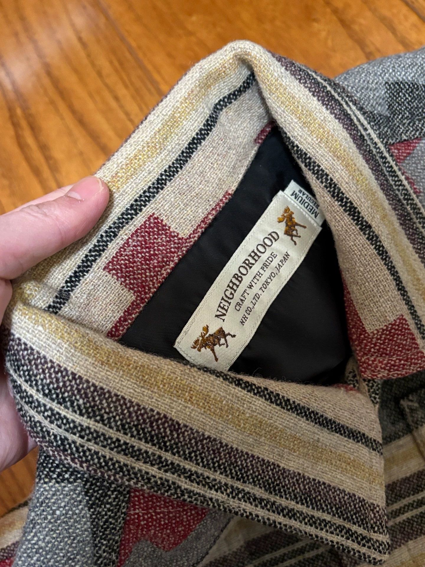 Neighborhood NEIGHBORHOOD TIPI Indian Vtg Jkt M Wool Blend 15AW Size US M / EU 48-50 / 2 - 7 Thumbnail