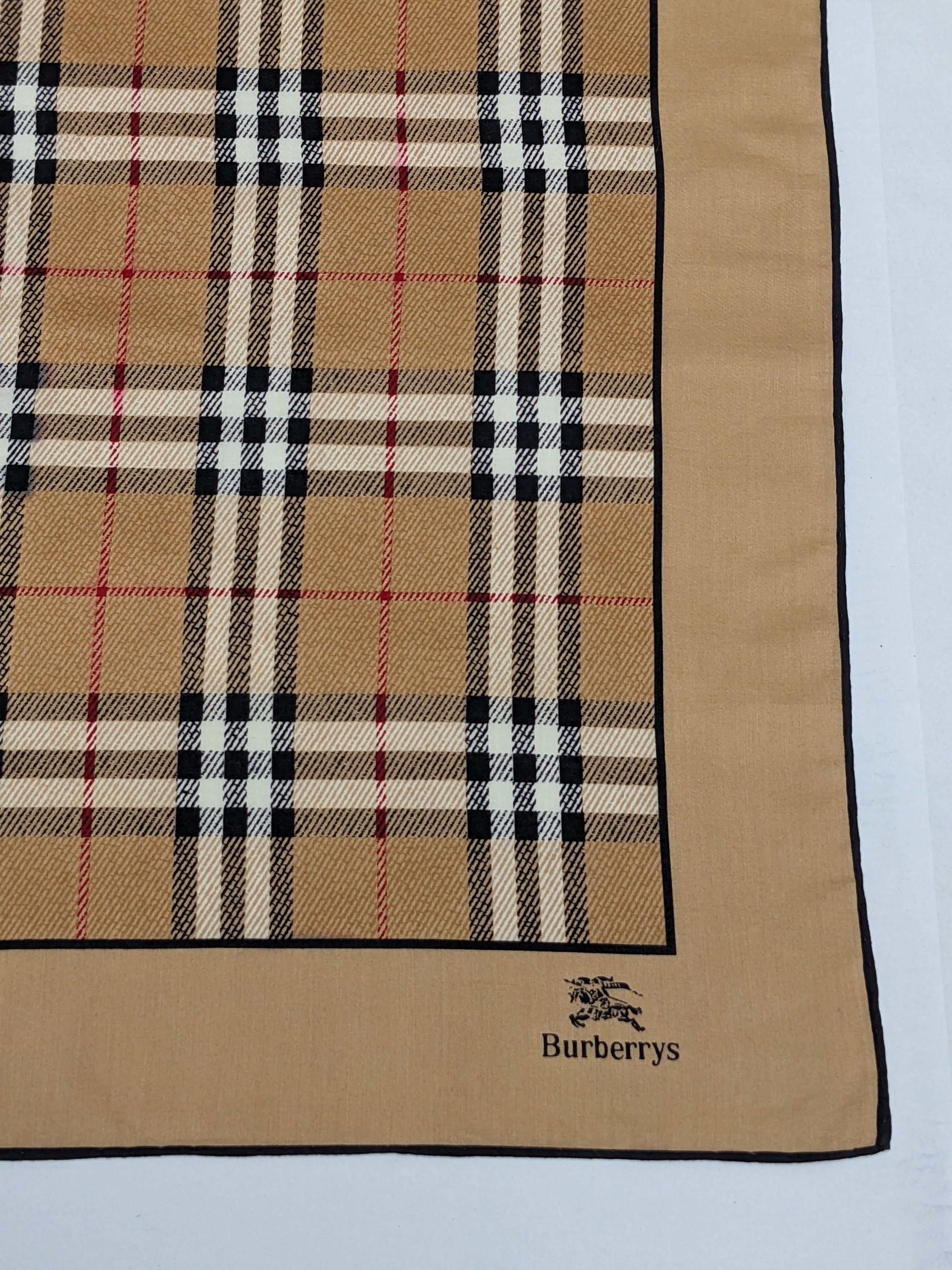 Burberry Vintage Burberrys Handkerchief Scarf Nova Check Size ONE SIZE - 2 Thumbnail