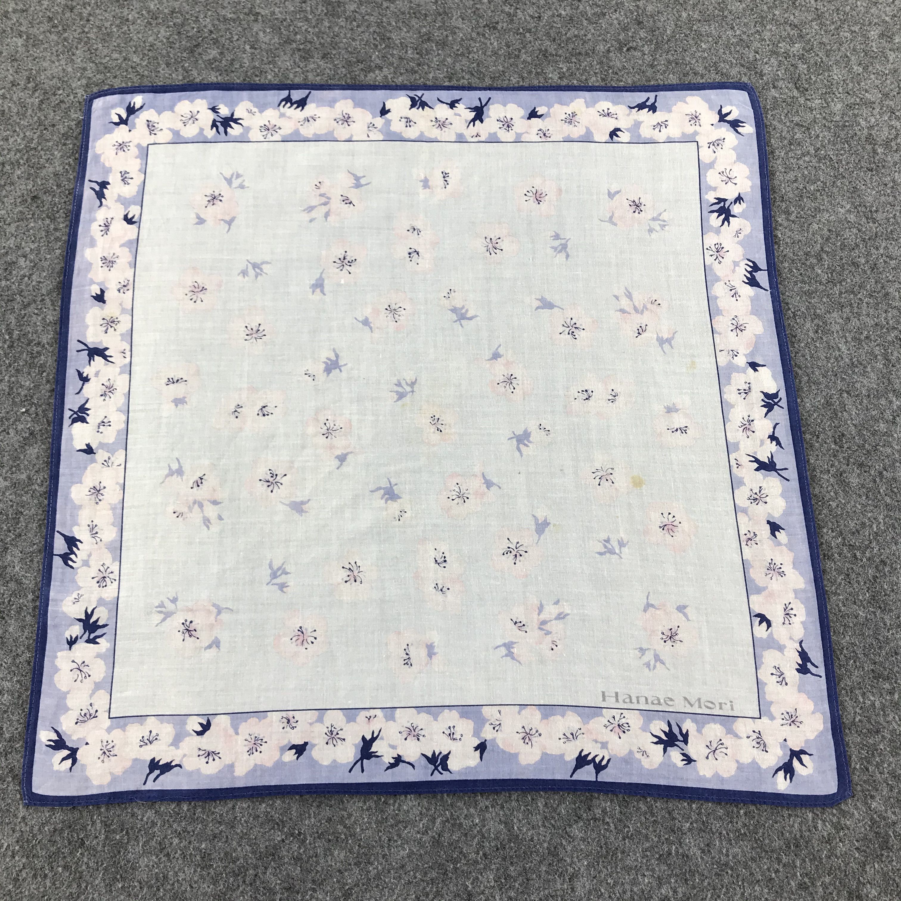 Hanae Mori × Vintage Hanae Mori Handkerchief Neckerchief Bandana H231 Size ONE SIZE - 1 Thumbnail