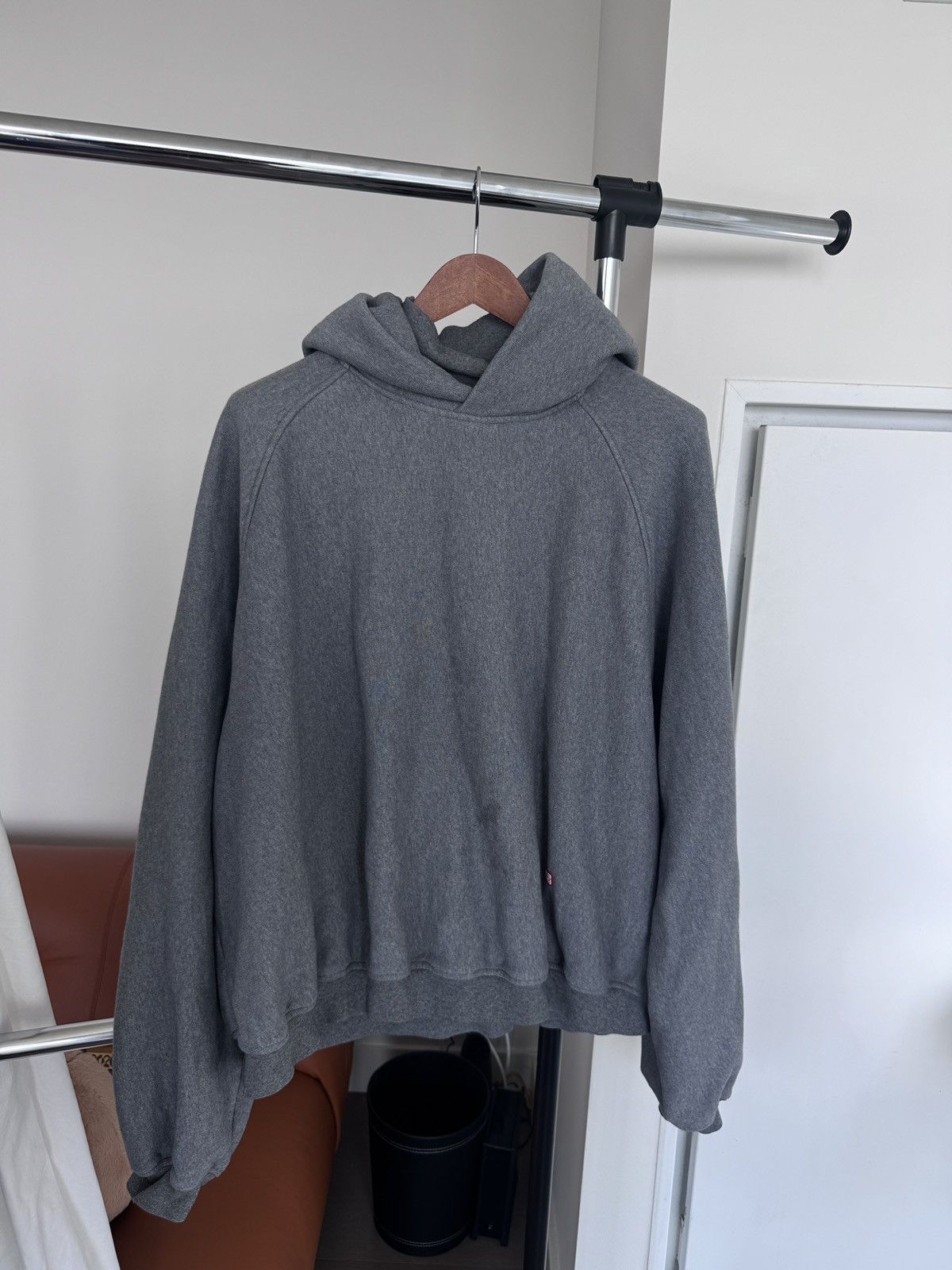 Alexander Wang Gray Turtle Neck Hoodie