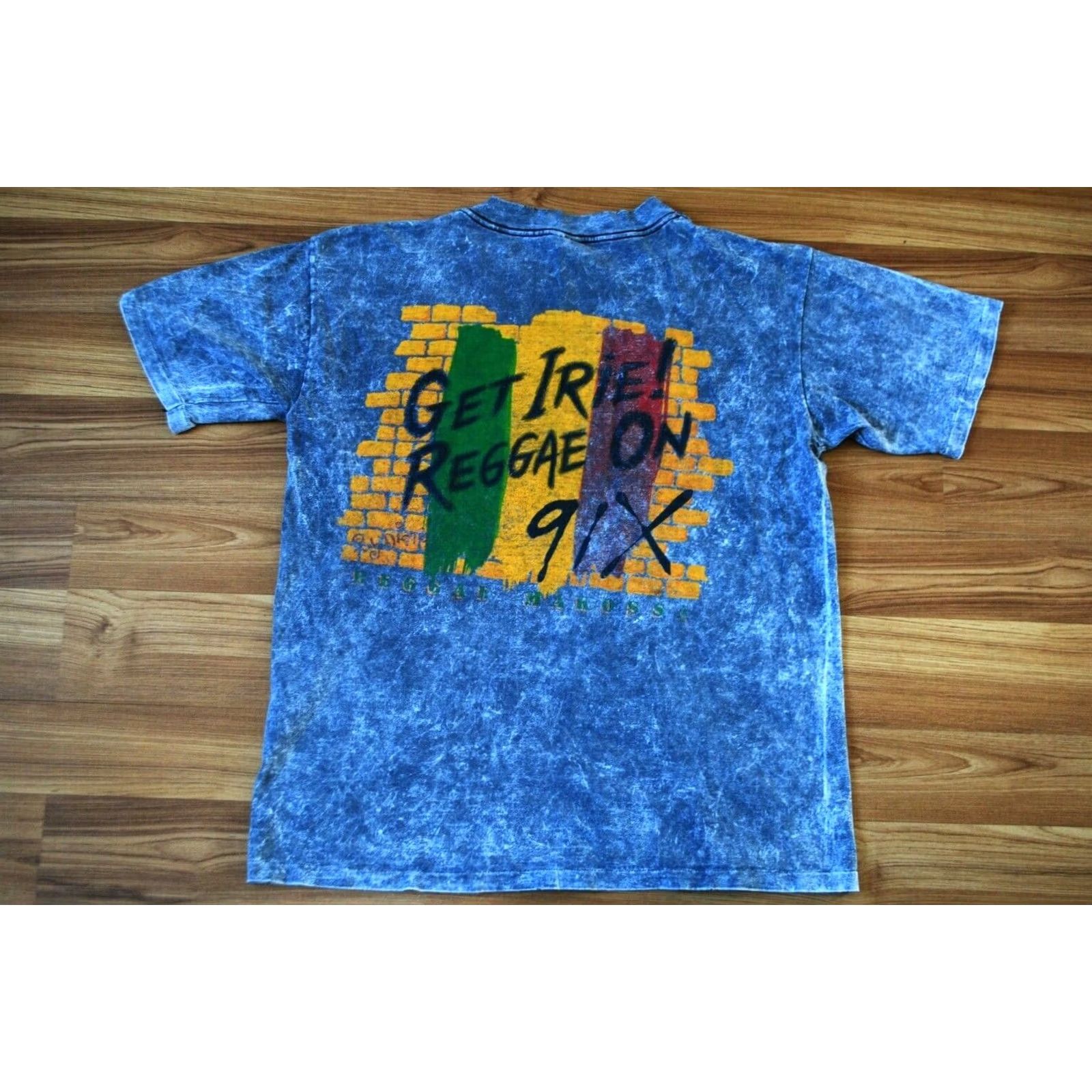Vintage REGGAE MAKOSSA VINTAGE ONEITA SHIRT MENS XL REGGAE ON SIZE XL USA GREY Size US XL / EU 56 / 4 - 2 Thumbnail