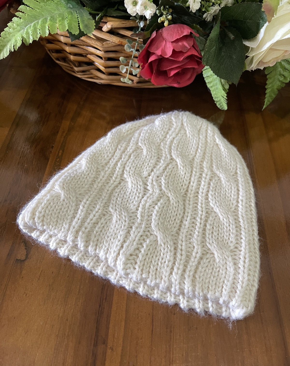 Nike Nike Swoosh Cable Knit Beanie Hats Size ONE SIZE - 3 Thumbnail
