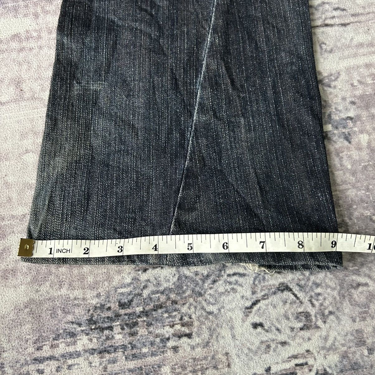 Tornado Mart Flared “ Tornado Mart “ Distressed Mudwash Jeans Size US 34 / EU 50 - 15 Thumbnail