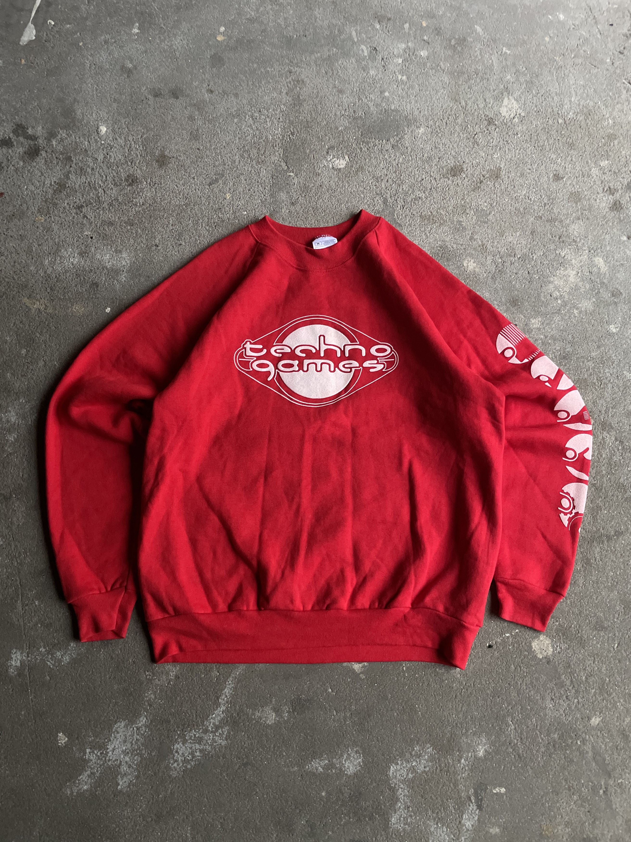 Vintage vintage techno games 90s sweatshirt Size US M / EU 48-50 / 2 - 1 Thumbnail