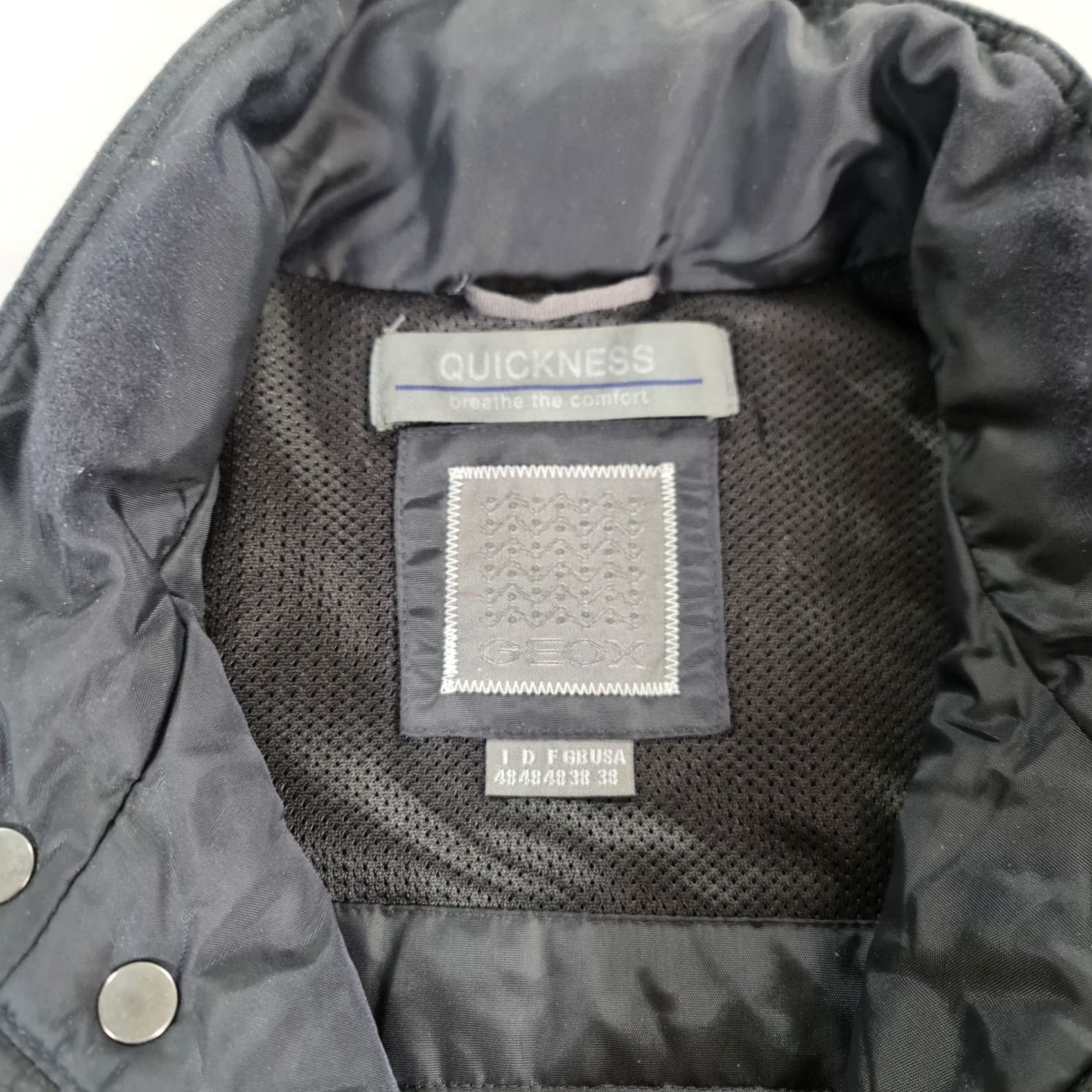 Geox GEOX Mens Jacket Medium Khaki Navy Blue 38 Quickness Thermore Water Repellent Size US M / EU 48-50 / 2 - 3 Thumbnail